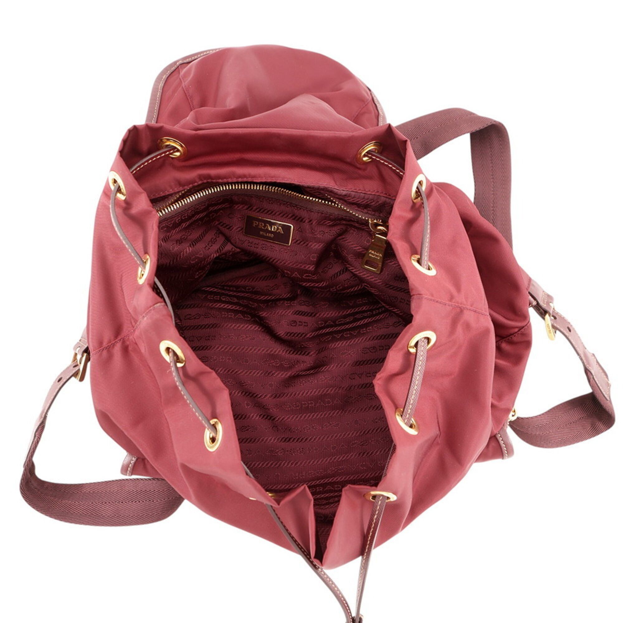 Nylon Leather Backpack Handbag (Pre-Owned) - Prada - Modalova