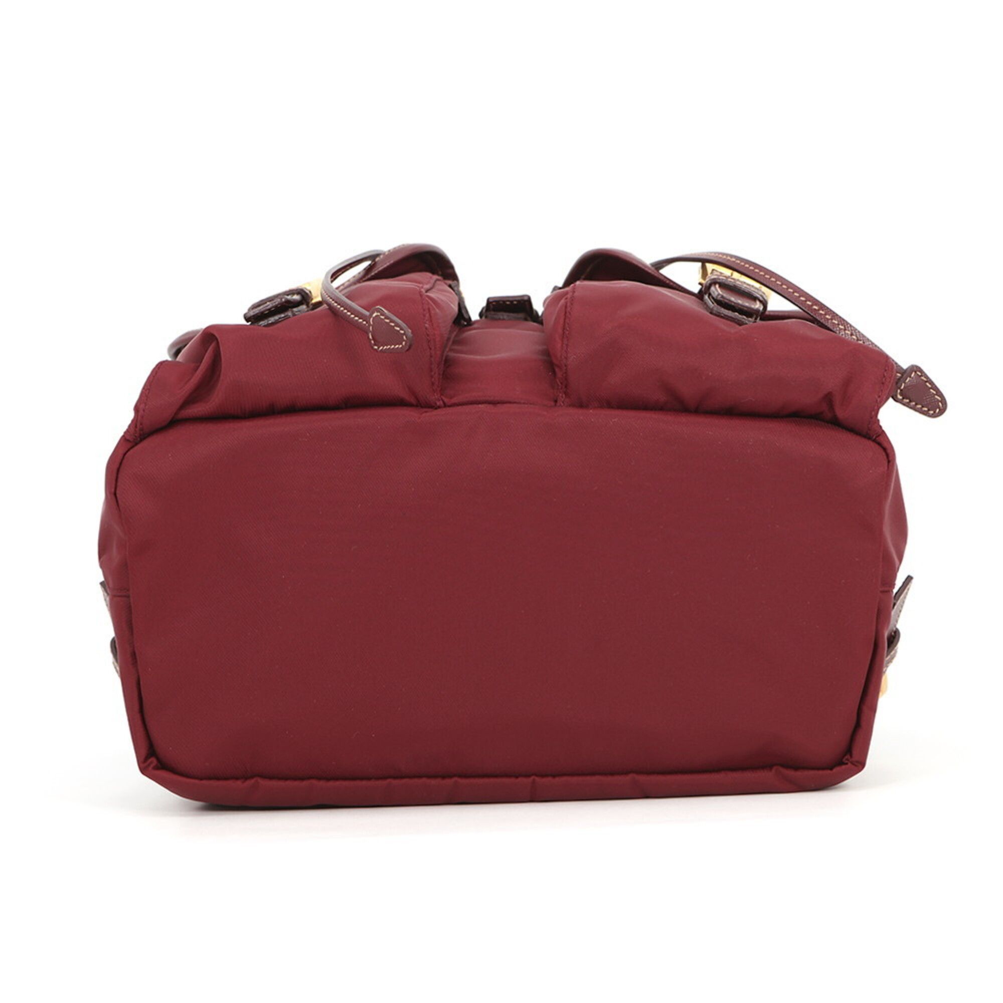 Nylon Leather Backpack Handbag (Pre-Owned) - Prada - Modalova