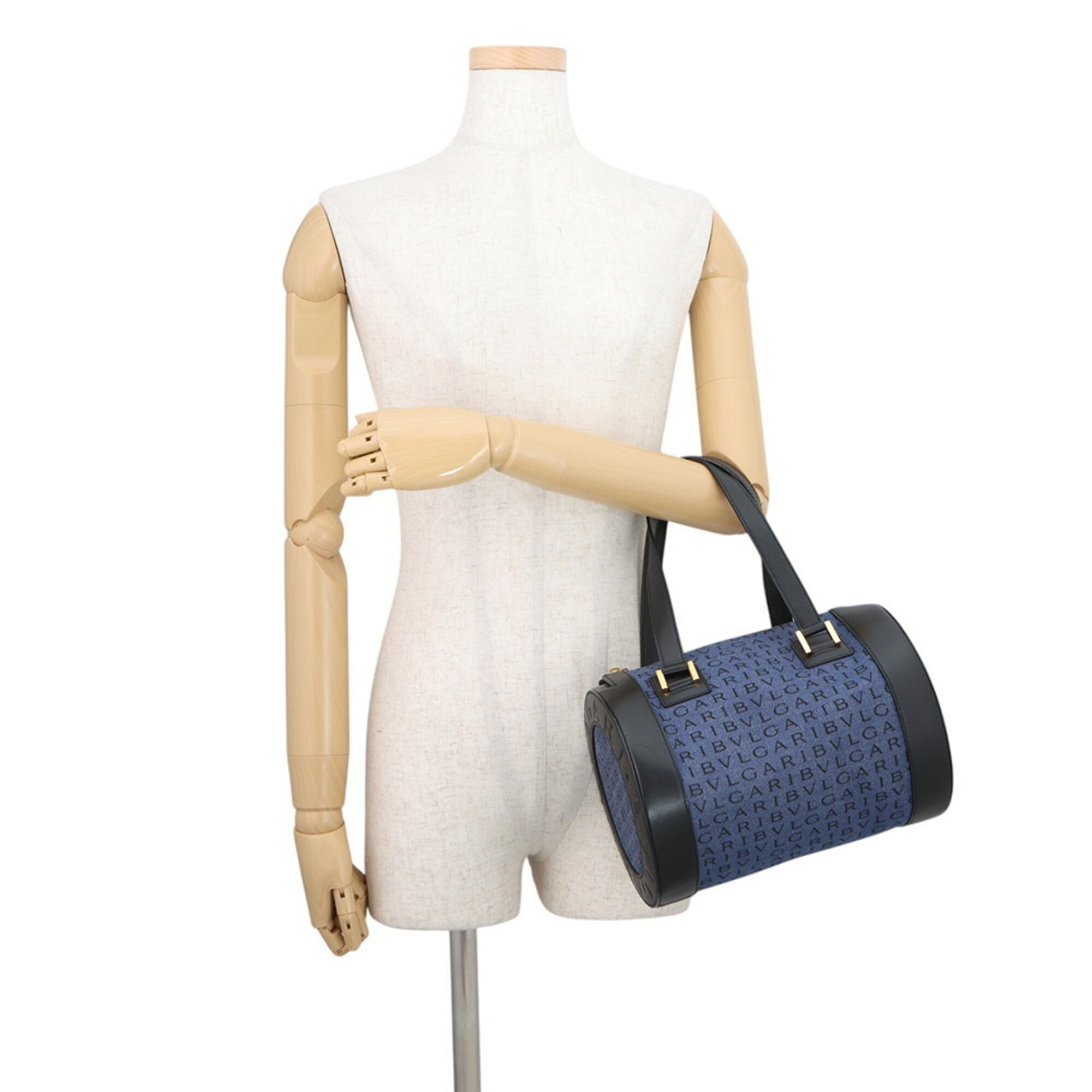 B.Zero1 Denim Leather Handbag (Pre-Owned) - Bvlgari - Modalova