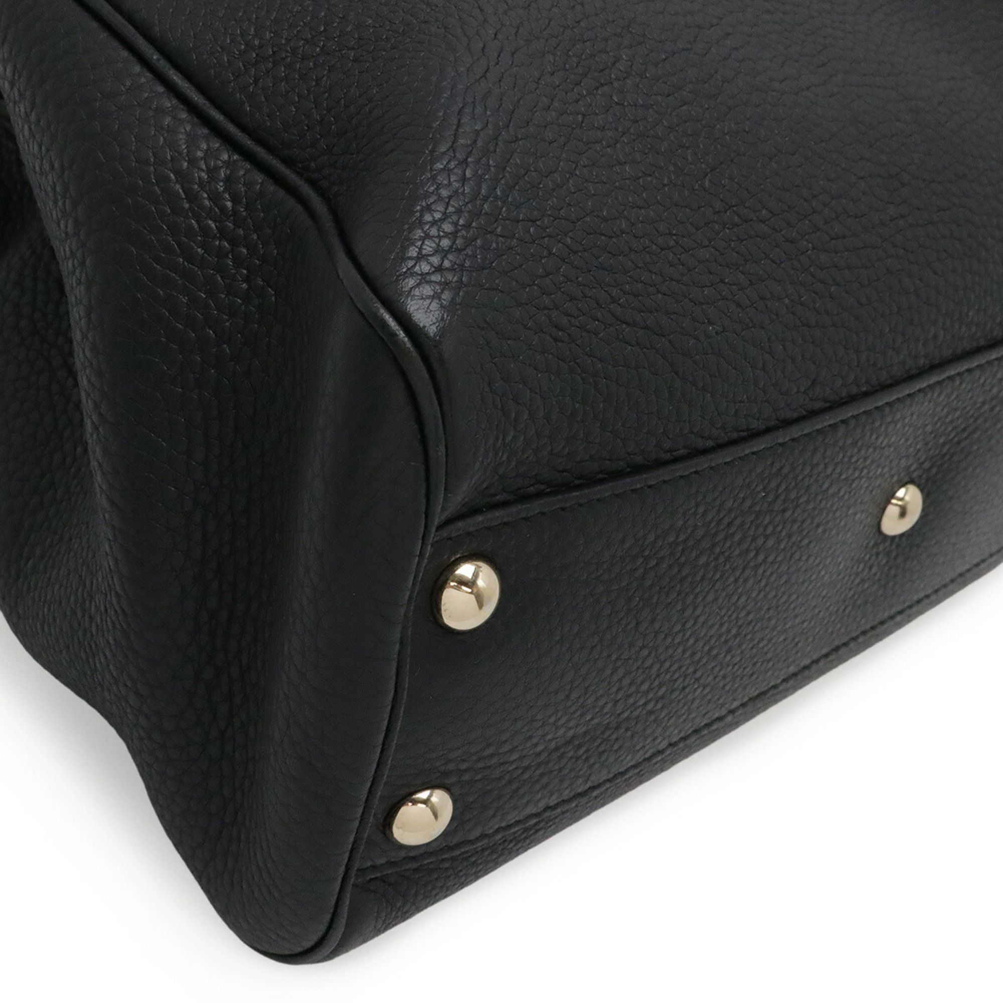 Bamboo Leather Handbag Shoulder Bag (Pre-Owned) - Gucci - Modalova
