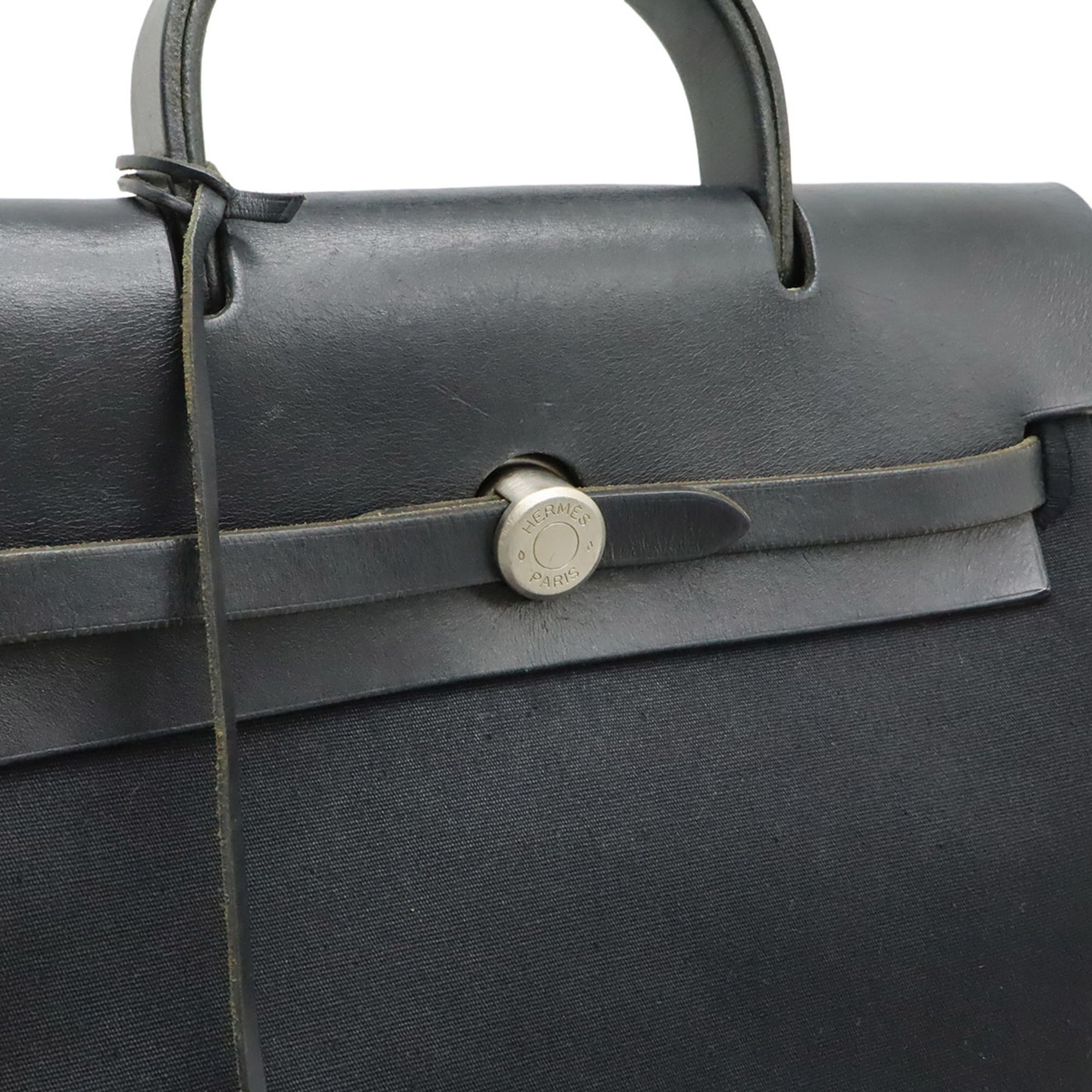 Toile Officier Backpack Handbag (Pre-Owned) - Hermes - Modalova