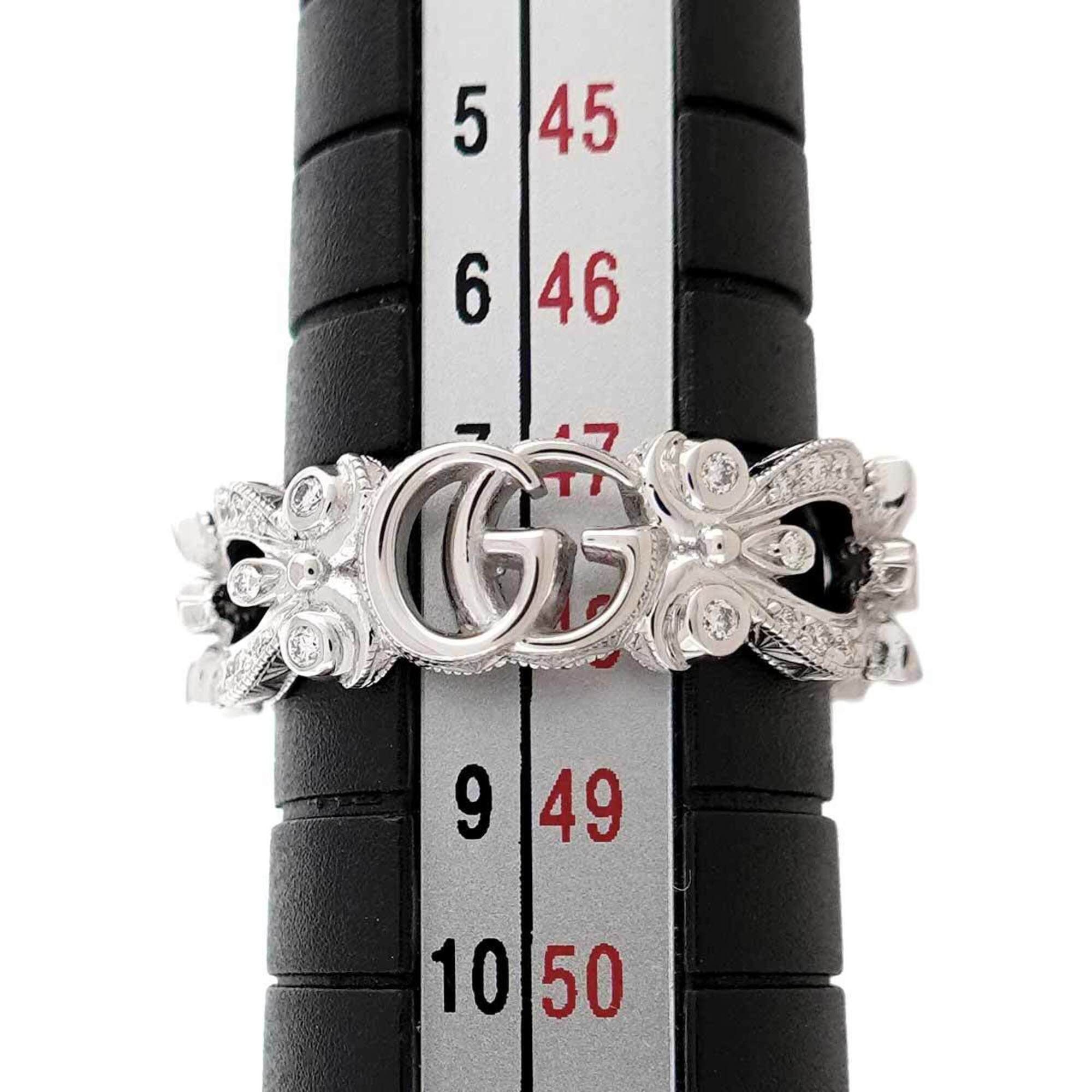 White Gold (18K) Band Ring (Pre-Owned) - Gucci - Modalova