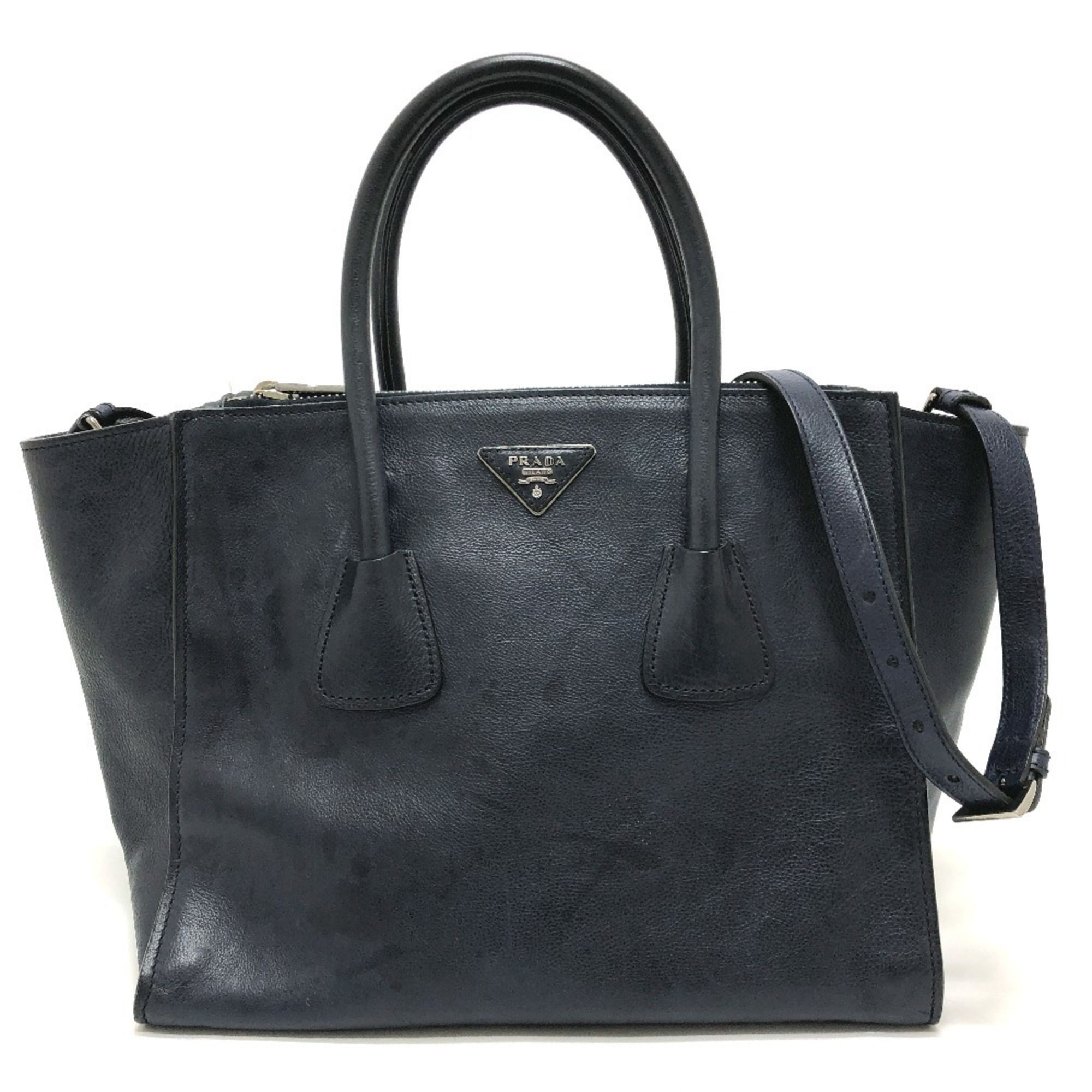 Leather Handbag Tote Bag (Pre-Owned) - Prada - Modalova