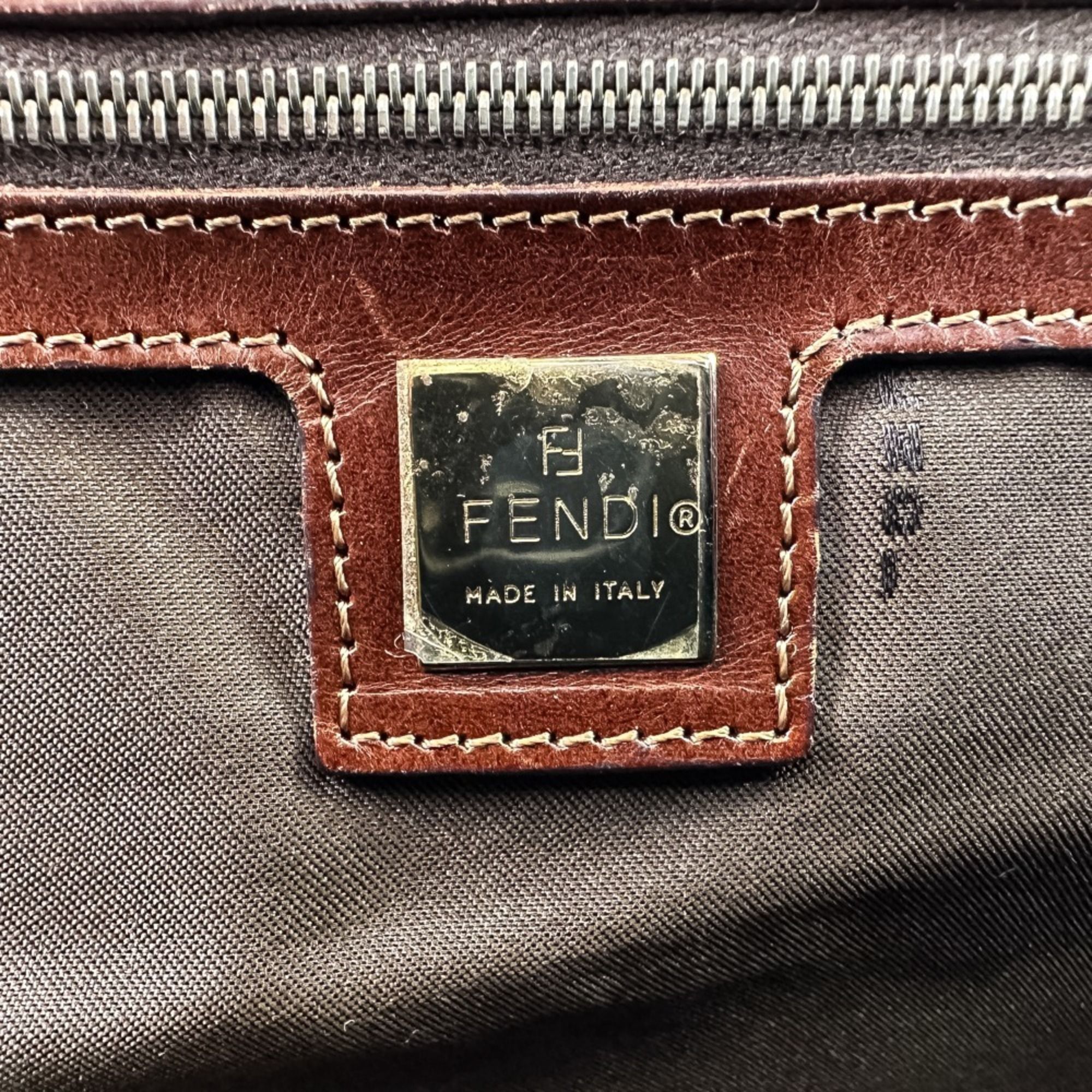 Denim Leather Handbag (Pre-Owned) - Fendi - Modalova