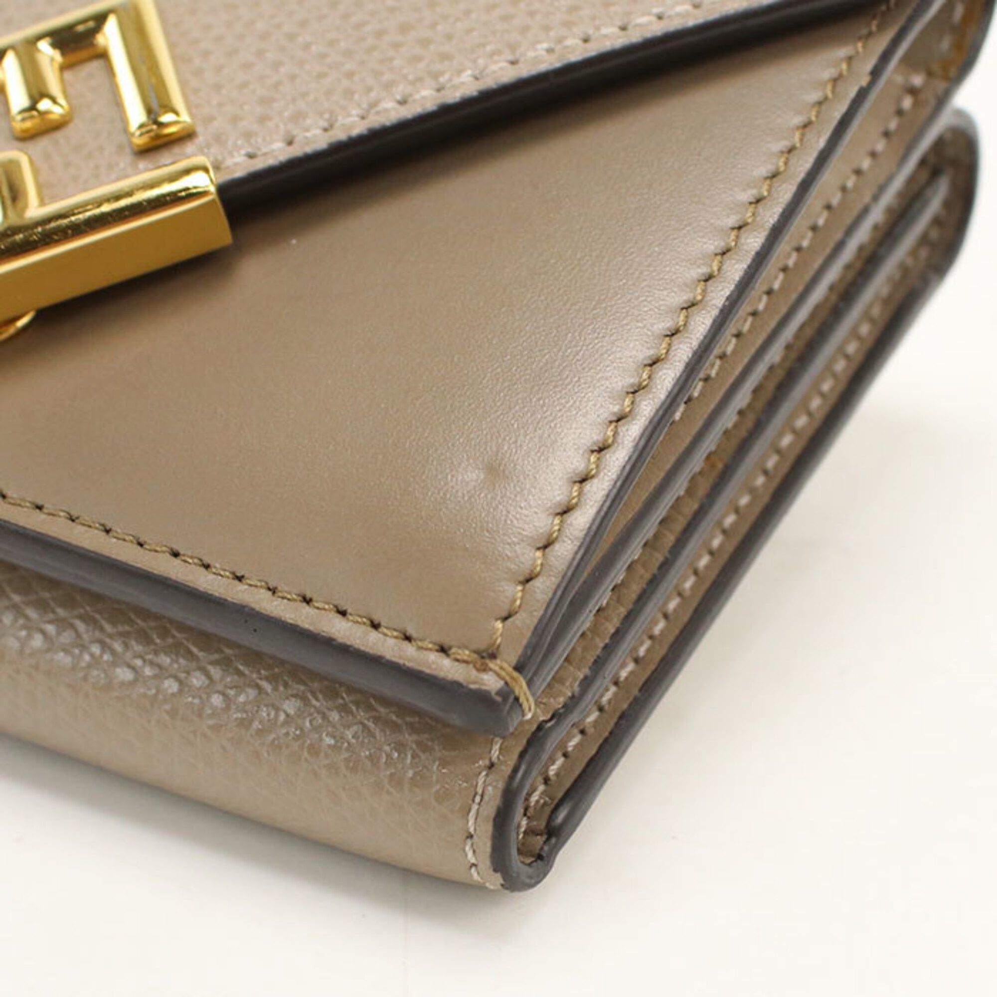 Leather Wallet (Tri-Fold) (Pre-Owned) - Fendi - Modalova