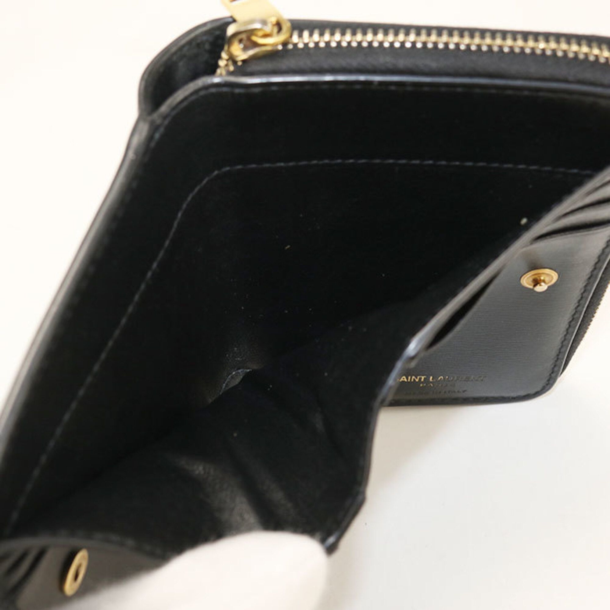 Leather Wallet (Bi-Fold) (Pre-Owned) - Saint Laurent - Modalova