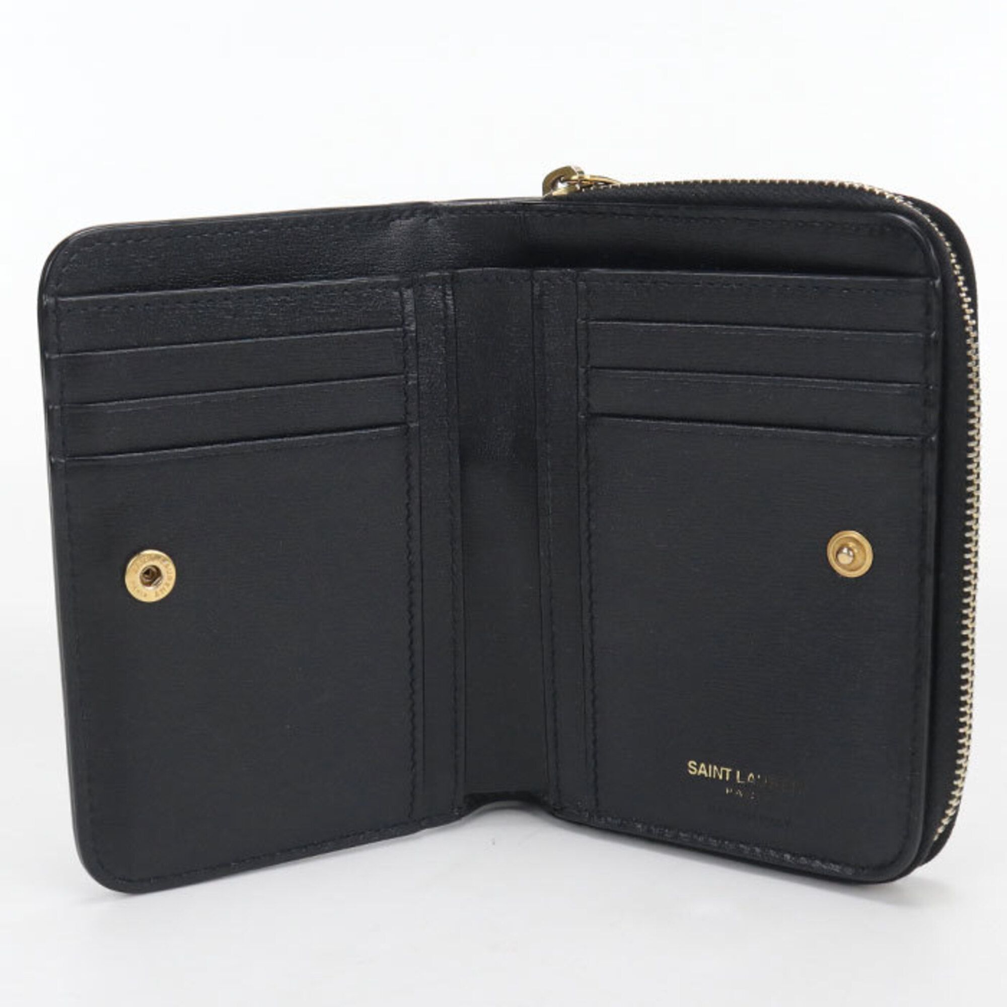 Leather Wallet (Bi-Fold) (Pre-Owned) - Saint Laurent - Modalova