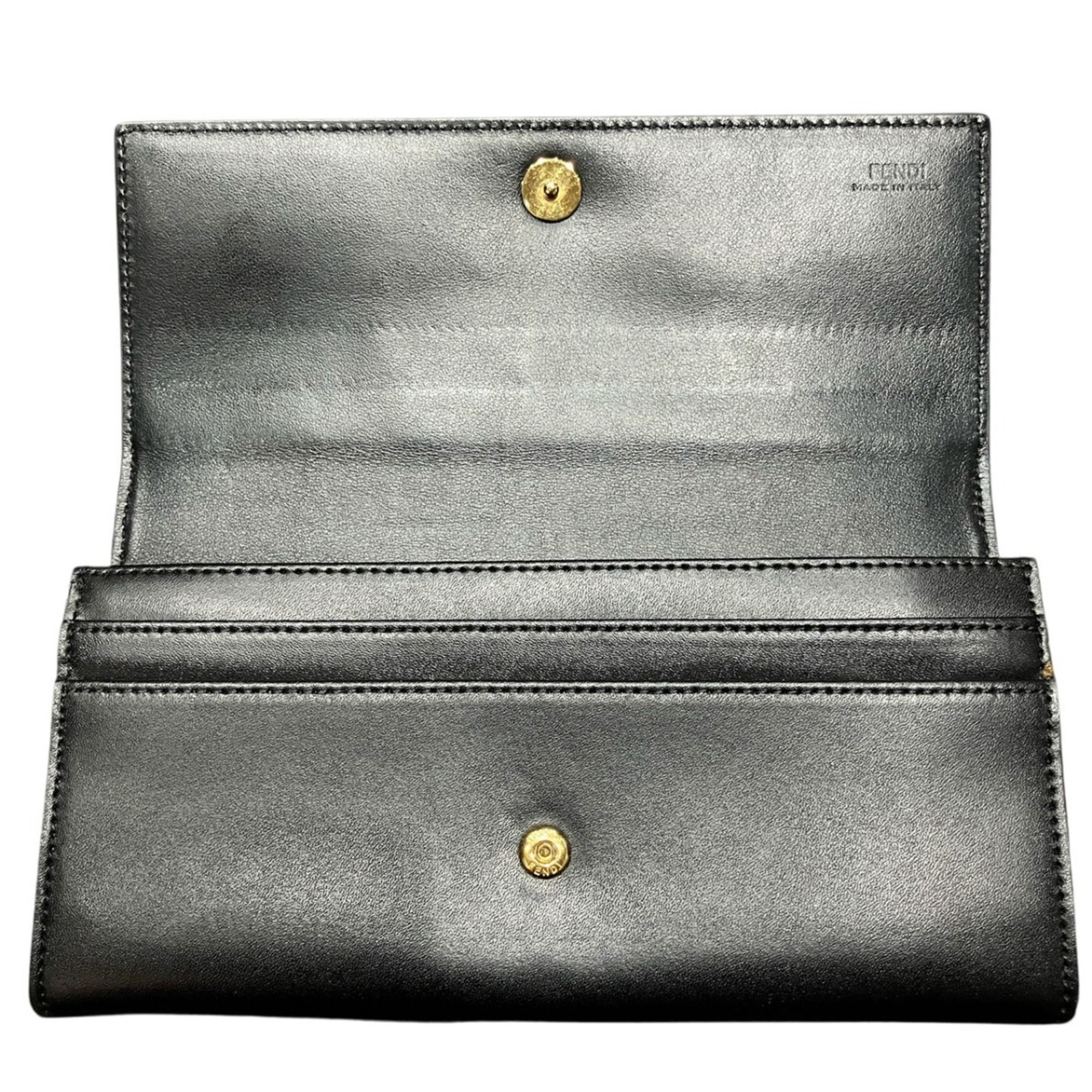 Leather Long Wallet (Bi-Fold) (Pre-Owned) - Fendi - Modalova