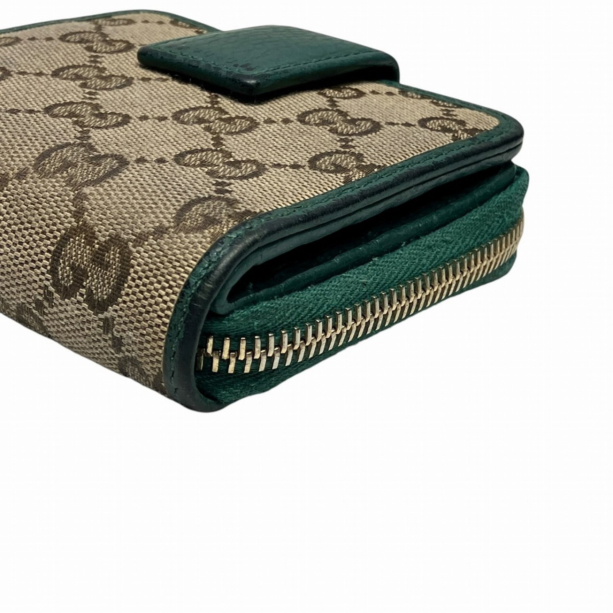 Gg Canvas Leather Wallet (Bi-Fold) (Pre-Owned) - Gucci - Modalova