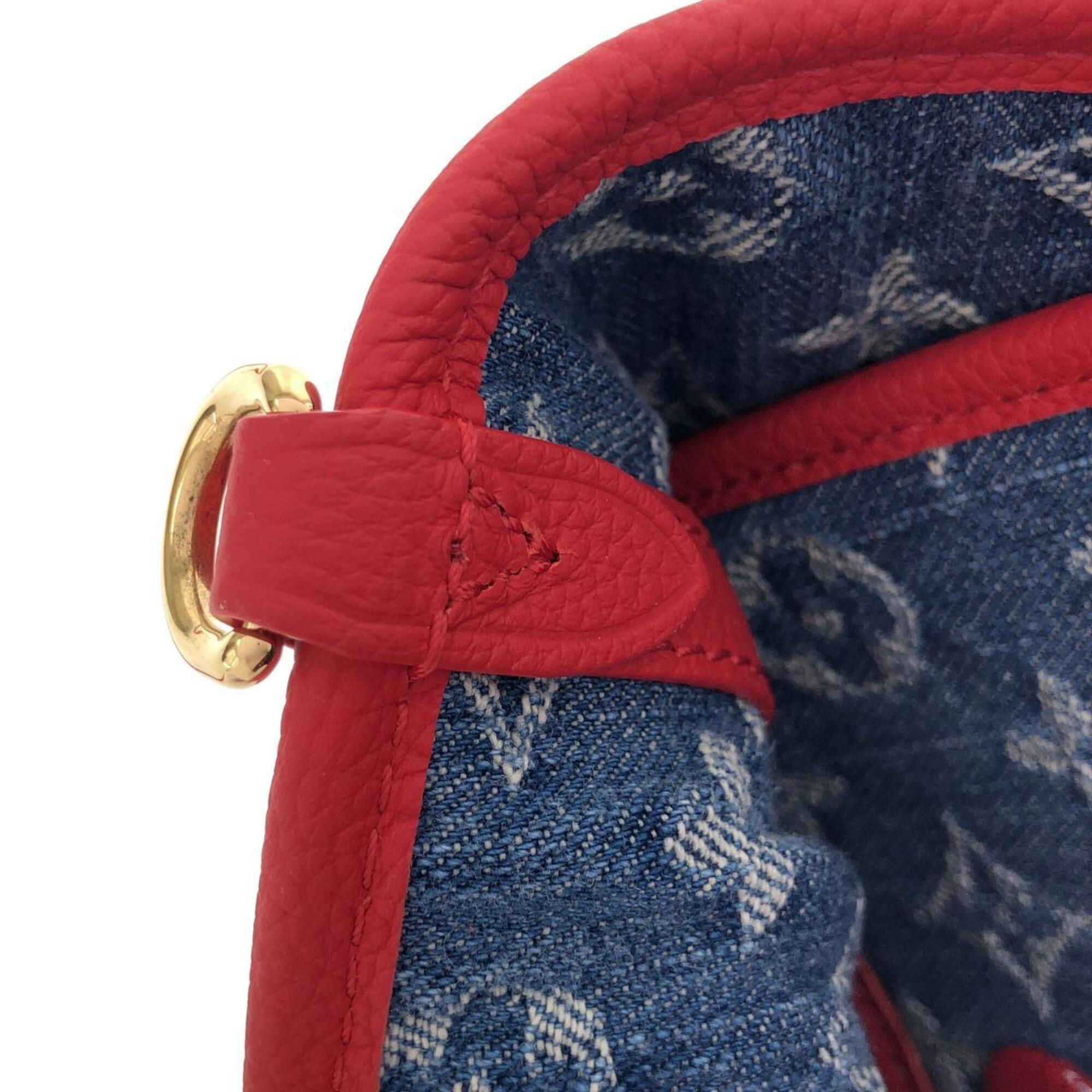 Monogram Cherry Denim Leather Handbag (Pre-Owned) - Louis Vuitton - Modalova