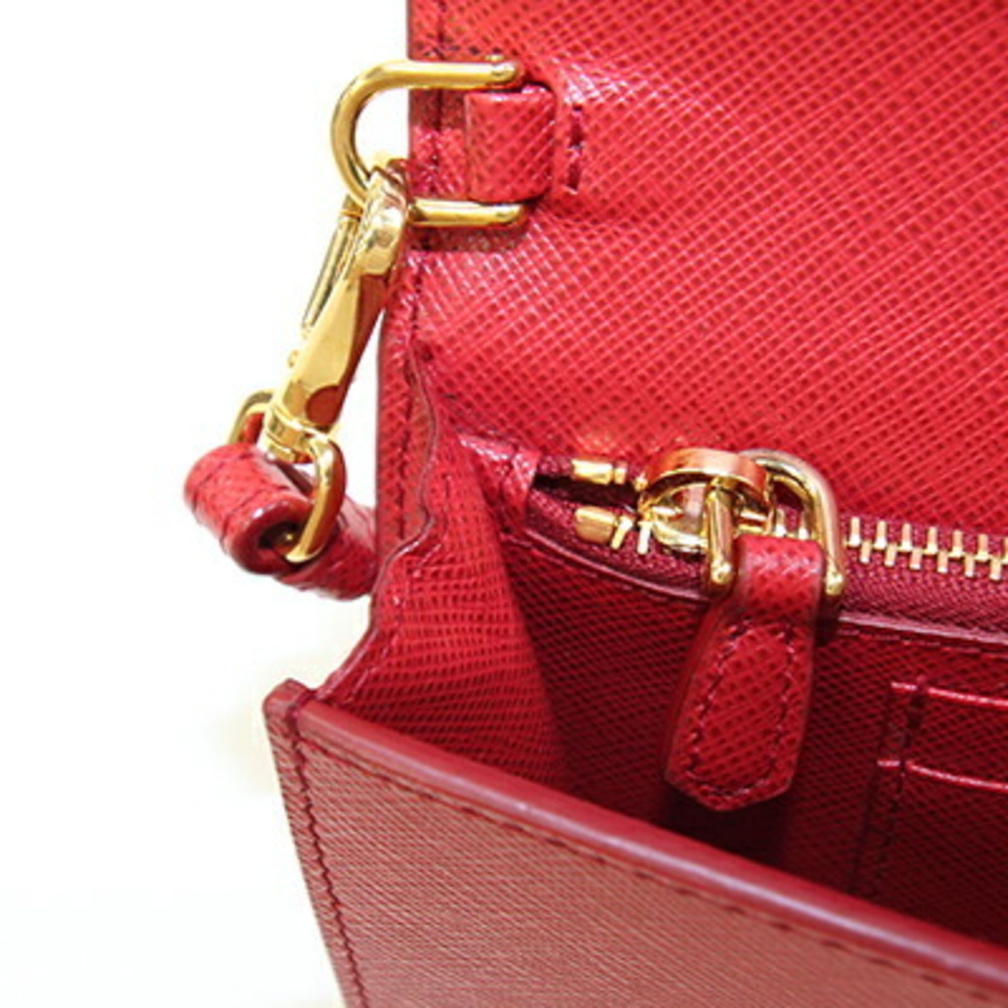 Leather Pochette Shoulder Bag (Pre-Owned) - Prada - Modalova
