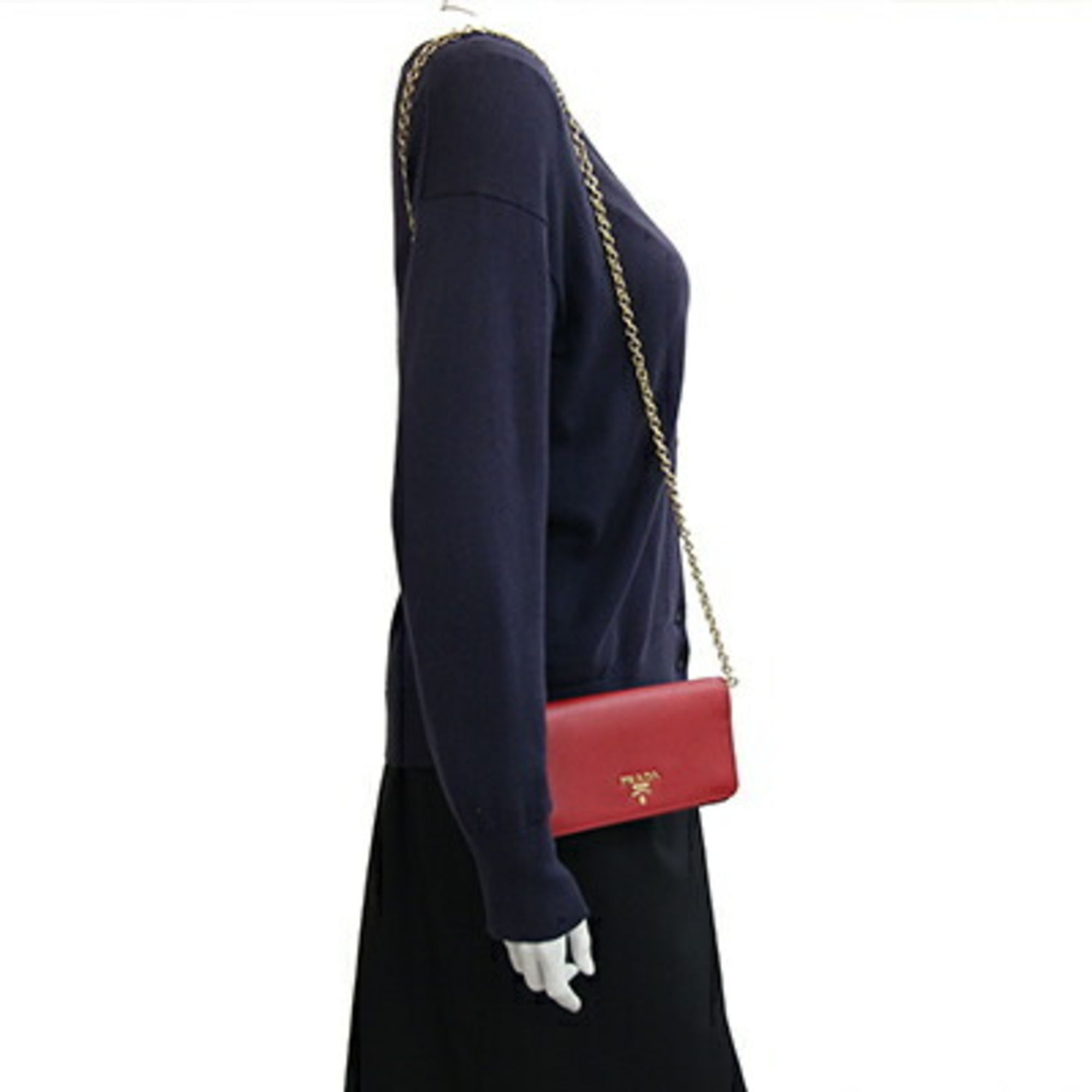 Leather Pochette Shoulder Bag (Pre-Owned) - Prada - Modalova