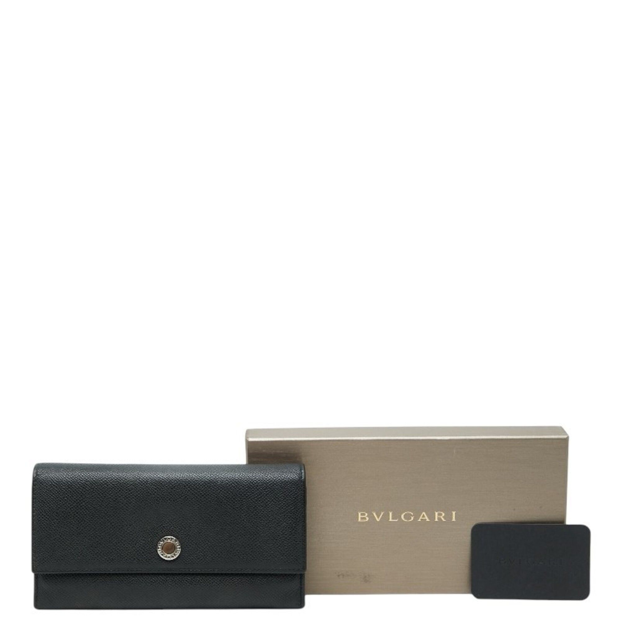 Leather Long Wallet (Bi-Fold) (Pre-Owned) - Bvlgari - Modalova