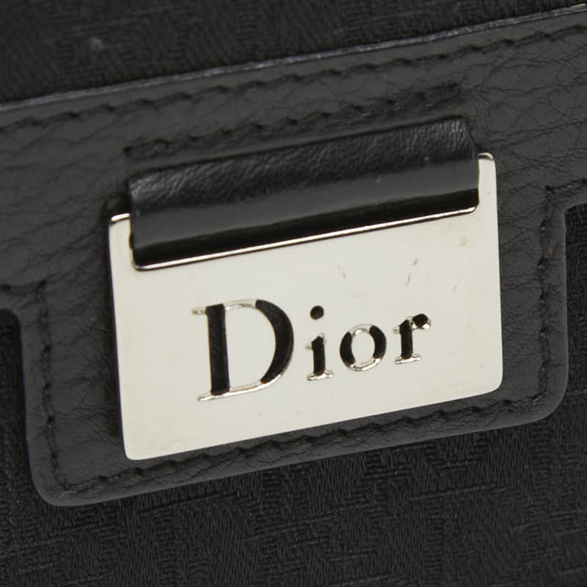 Canvas Leather Long Wallet (Bi-Fold) (Pre-Owned) - Christian Dior - Modalova