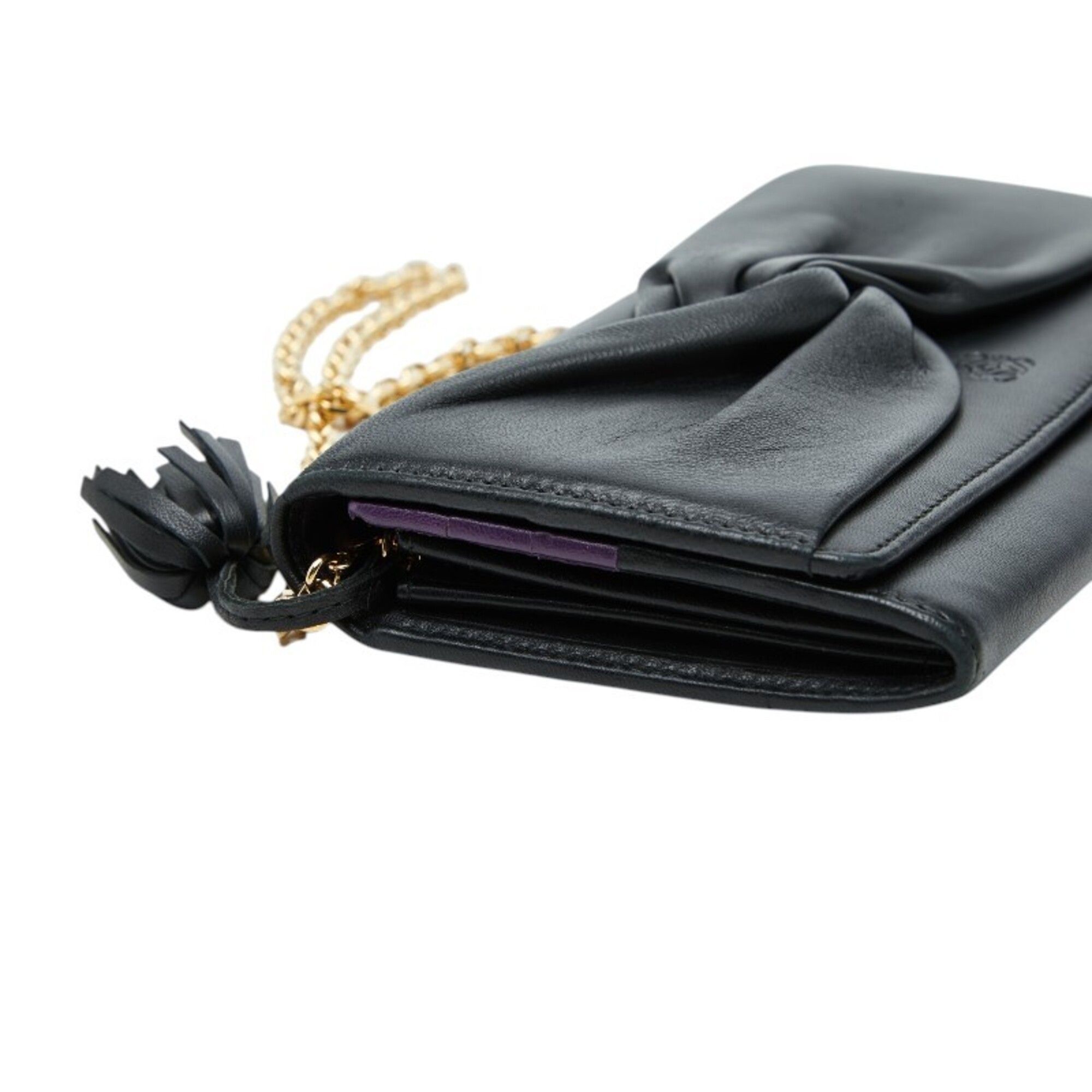 Leather Chain/Shoulder Wallet (Pre-Owned) - Loewe - Modalova
