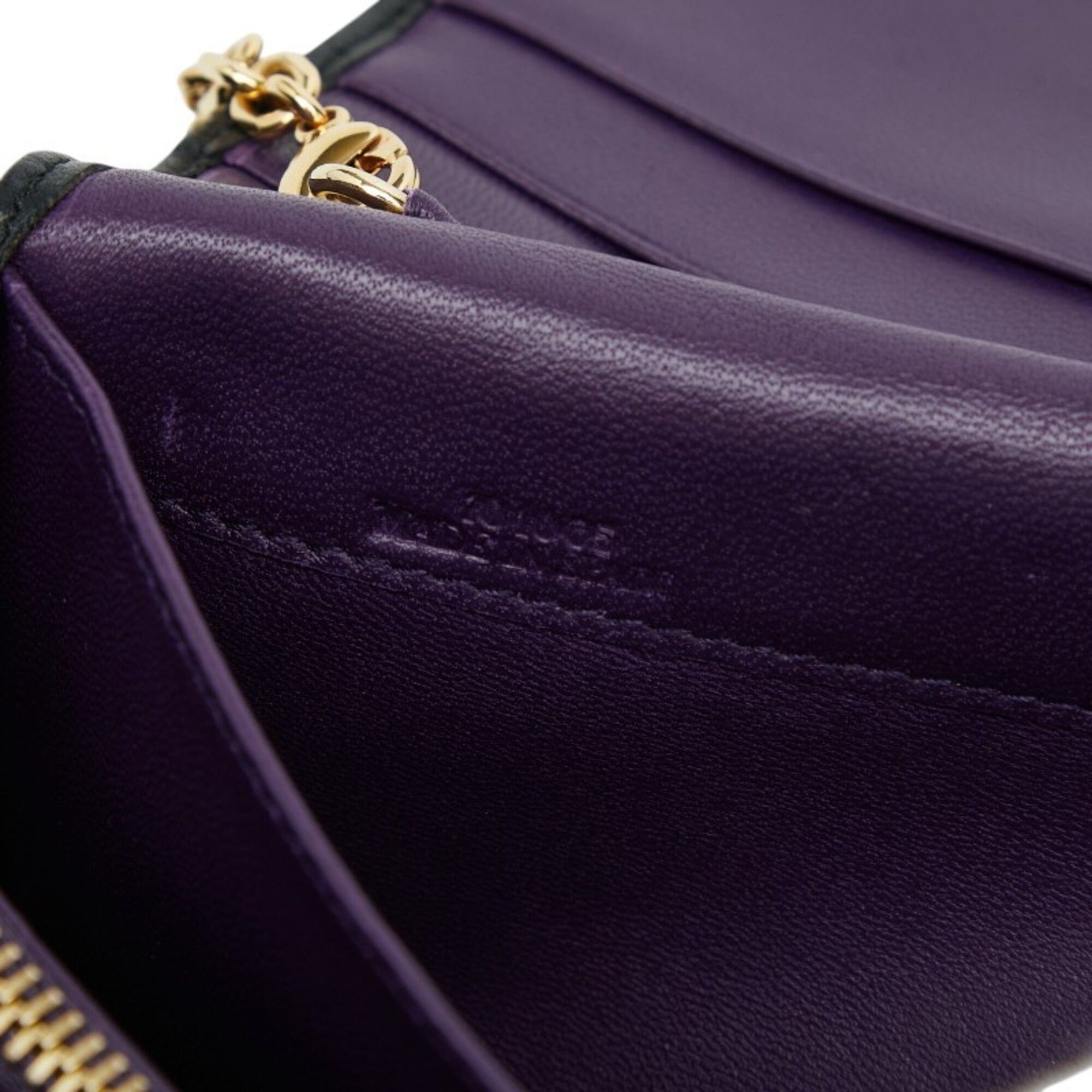 Leather Chain/Shoulder Wallet (Pre-Owned) - Loewe - Modalova