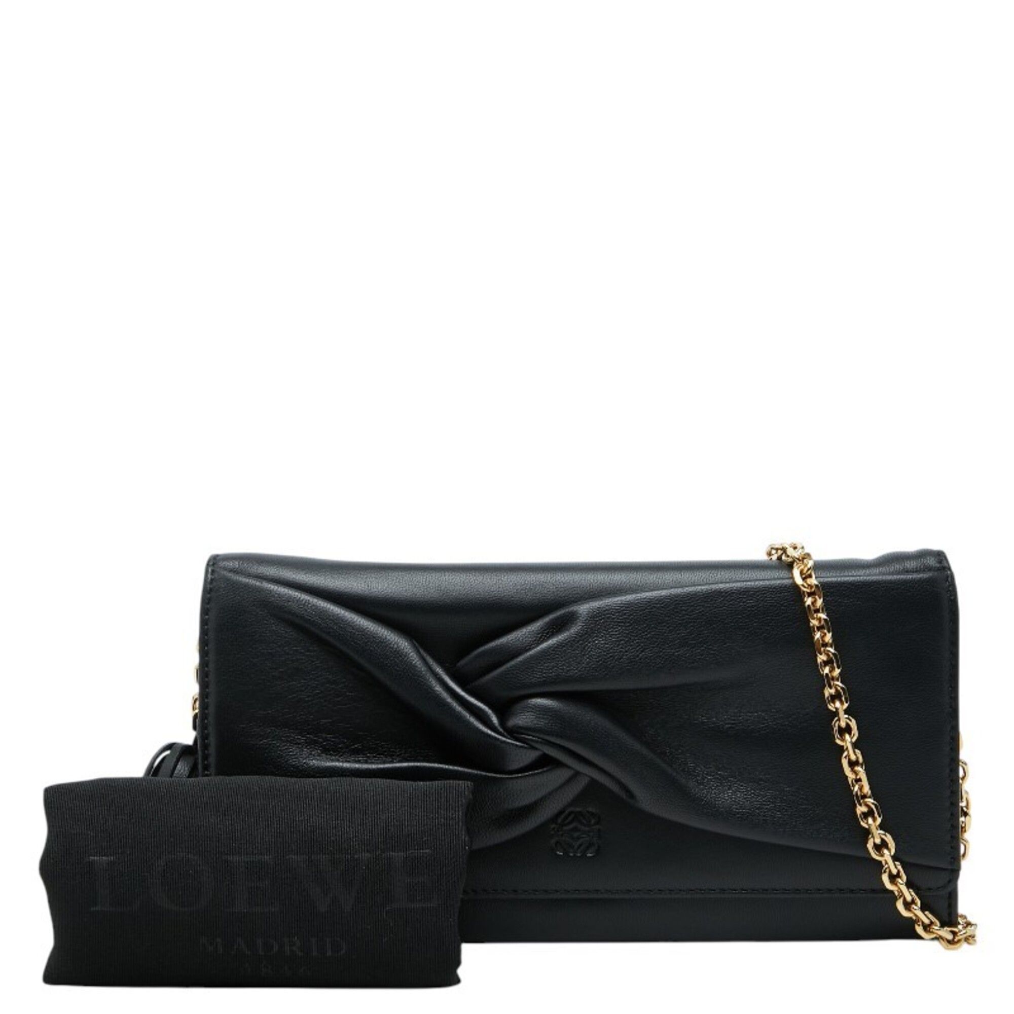 Leather Chain/Shoulder Wallet (Pre-Owned) - Loewe - Modalova