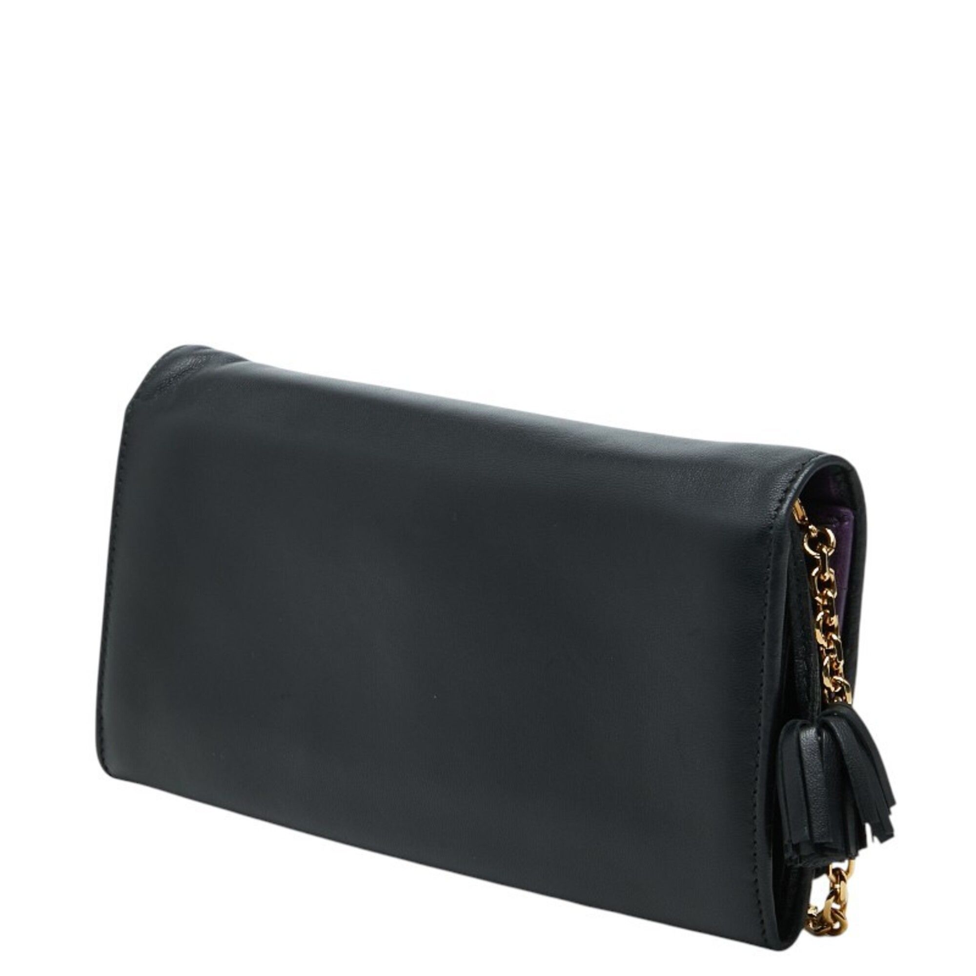 Leather Chain/Shoulder Wallet (Pre-Owned) - Loewe - Modalova
