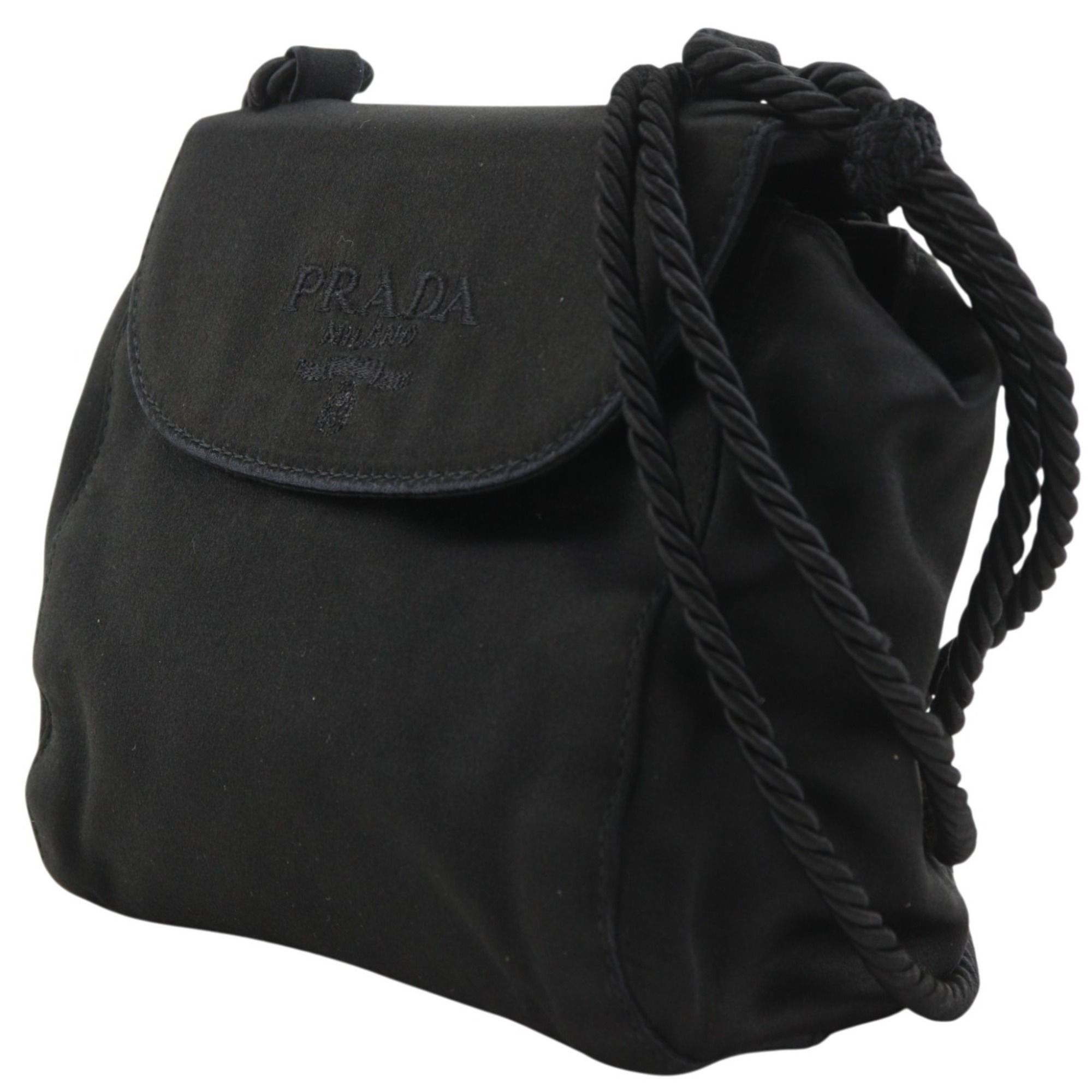 Satin Shoulder Bag (Pre-Owned) - Prada - Modalova