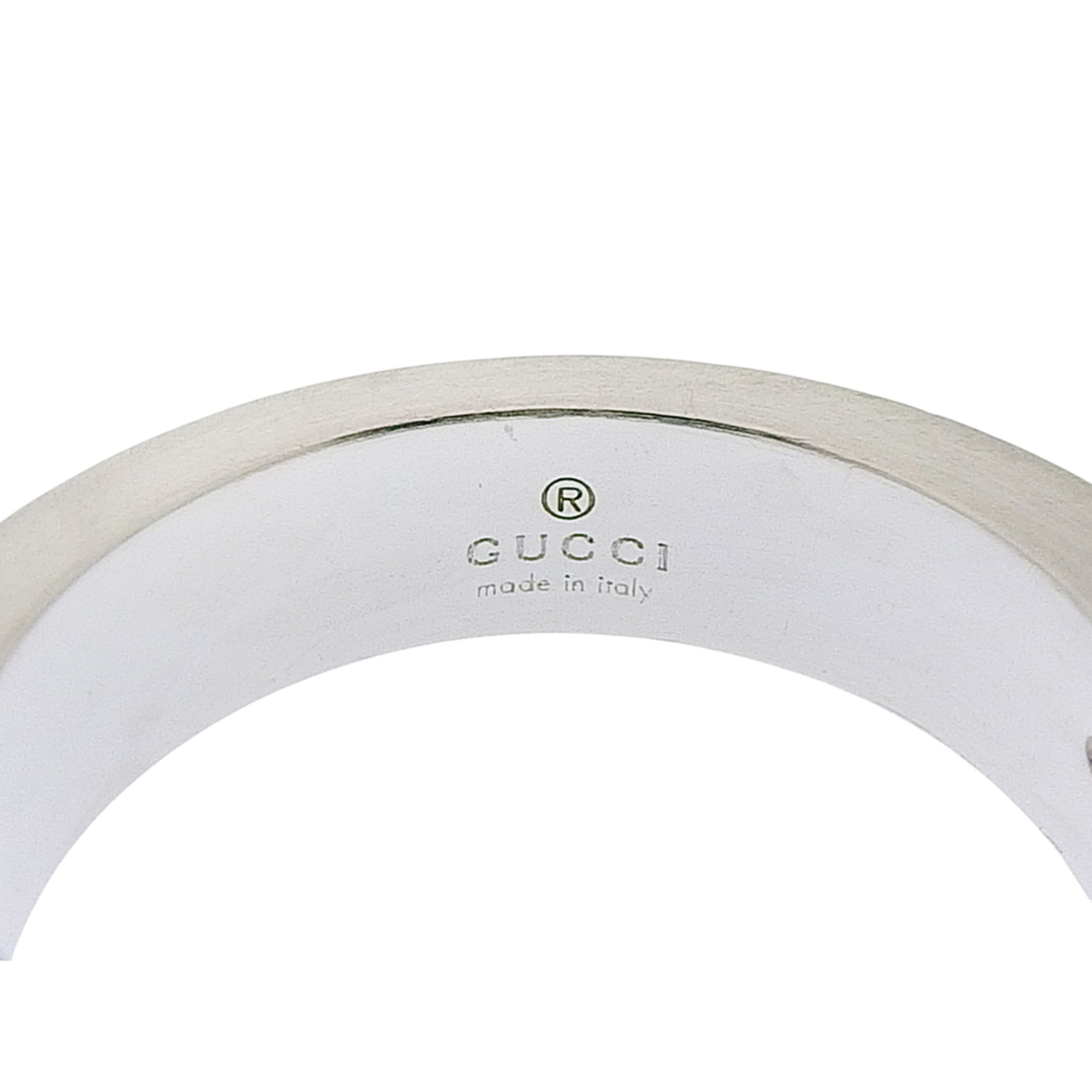 Silver 925 Band Ring (Pre-Owned) - Gucci - Modalova