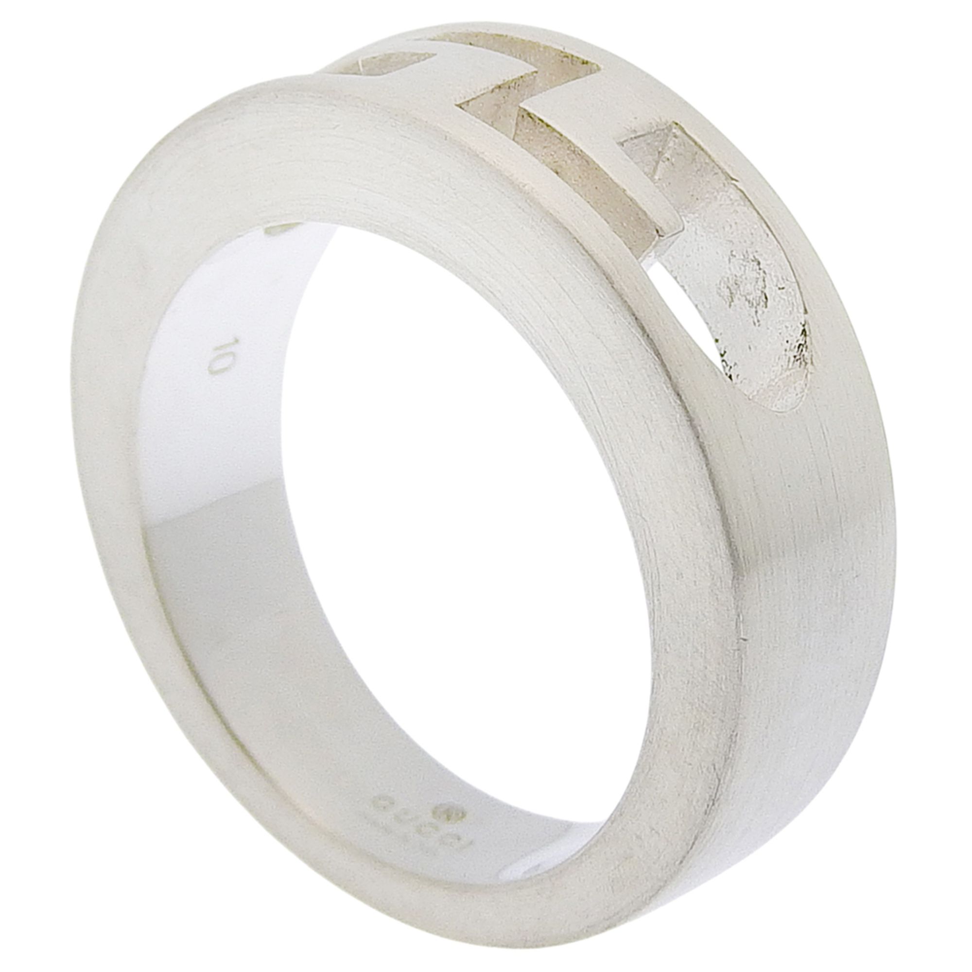 Silver 925 Band Ring (Pre-Owned) - Gucci - Modalova