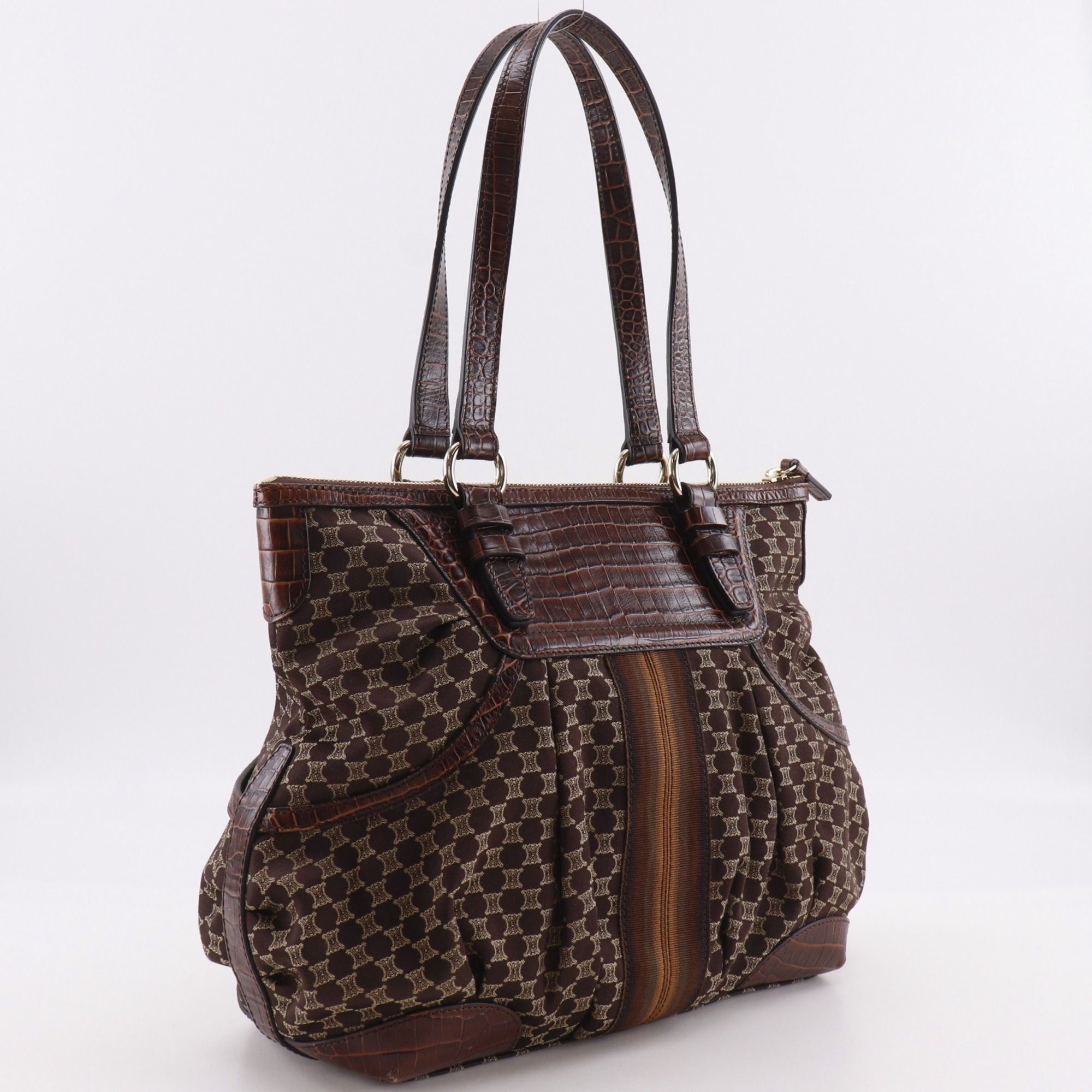 Nylon Canvas Leather Tote Bag (Pre-Owned) - Celine - Modalova