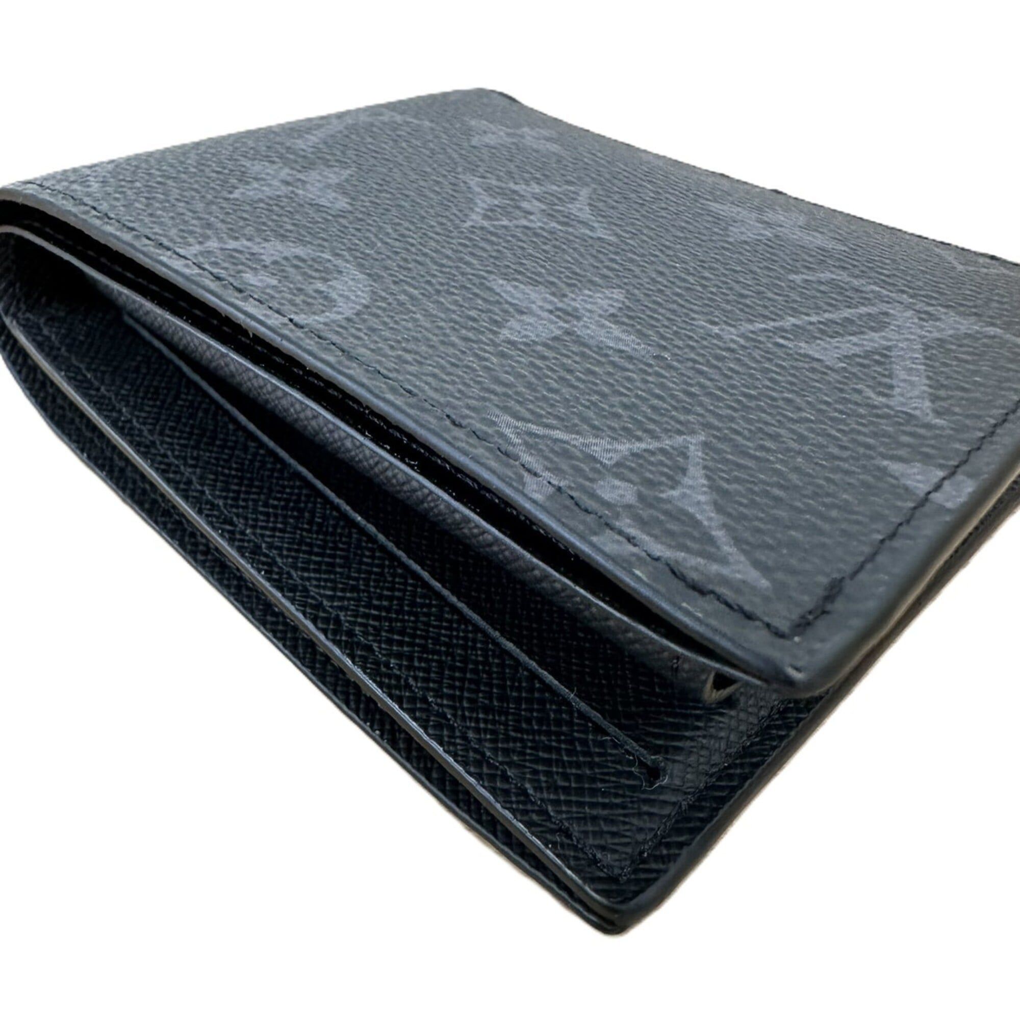 Monogram Eclipse Leather Wallet (Bi-Fold) (Pre-Owned) - Louis Vuitton - Modalova