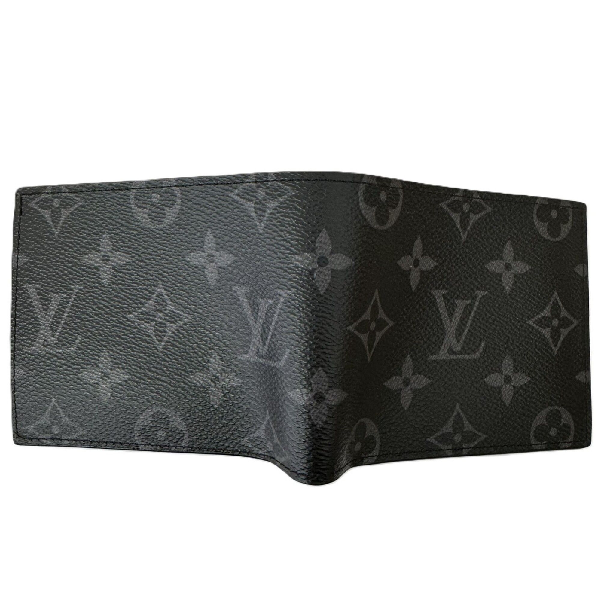 Monogram Eclipse Leather Wallet (Bi-Fold) (Pre-Owned) - Louis Vuitton - Modalova