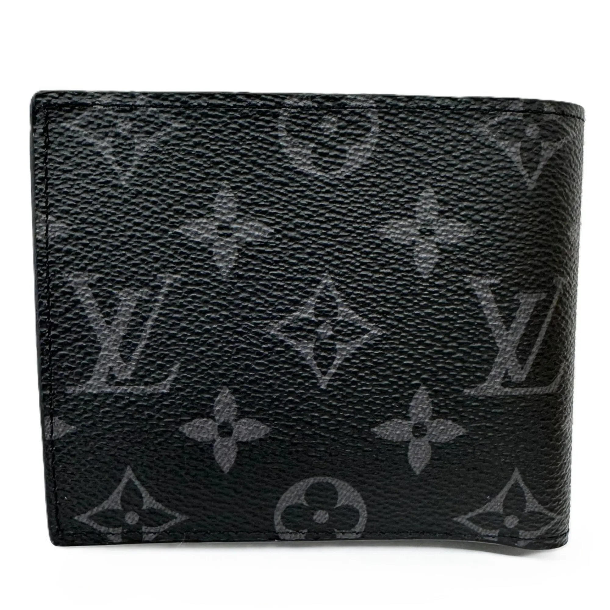 Monogram Eclipse Leather Wallet (Bi-Fold) (Pre-Owned) - Louis Vuitton - Modalova