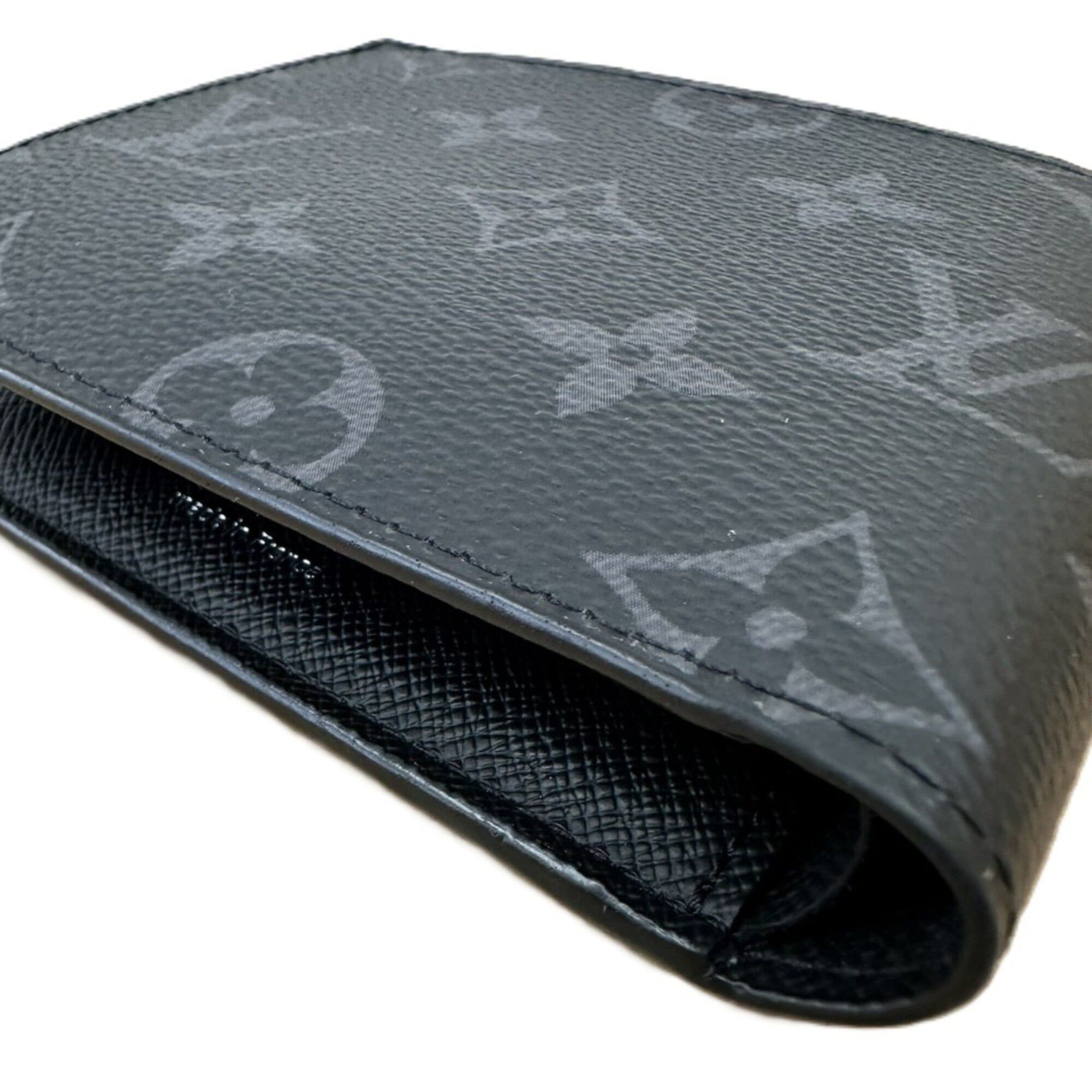 Monogram Eclipse Leather Wallet (Bi-Fold) (Pre-Owned) - Louis Vuitton - Modalova