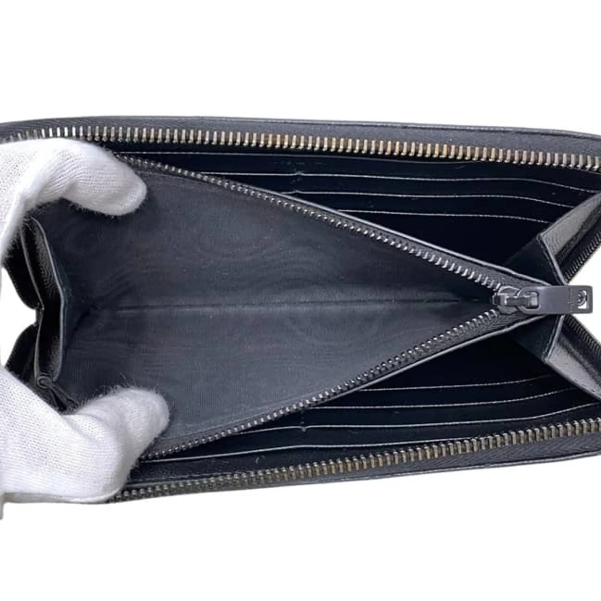 Leather Long Wallet (Bi-Fold) (Pre-Owned) - Saint Laurent - Modalova