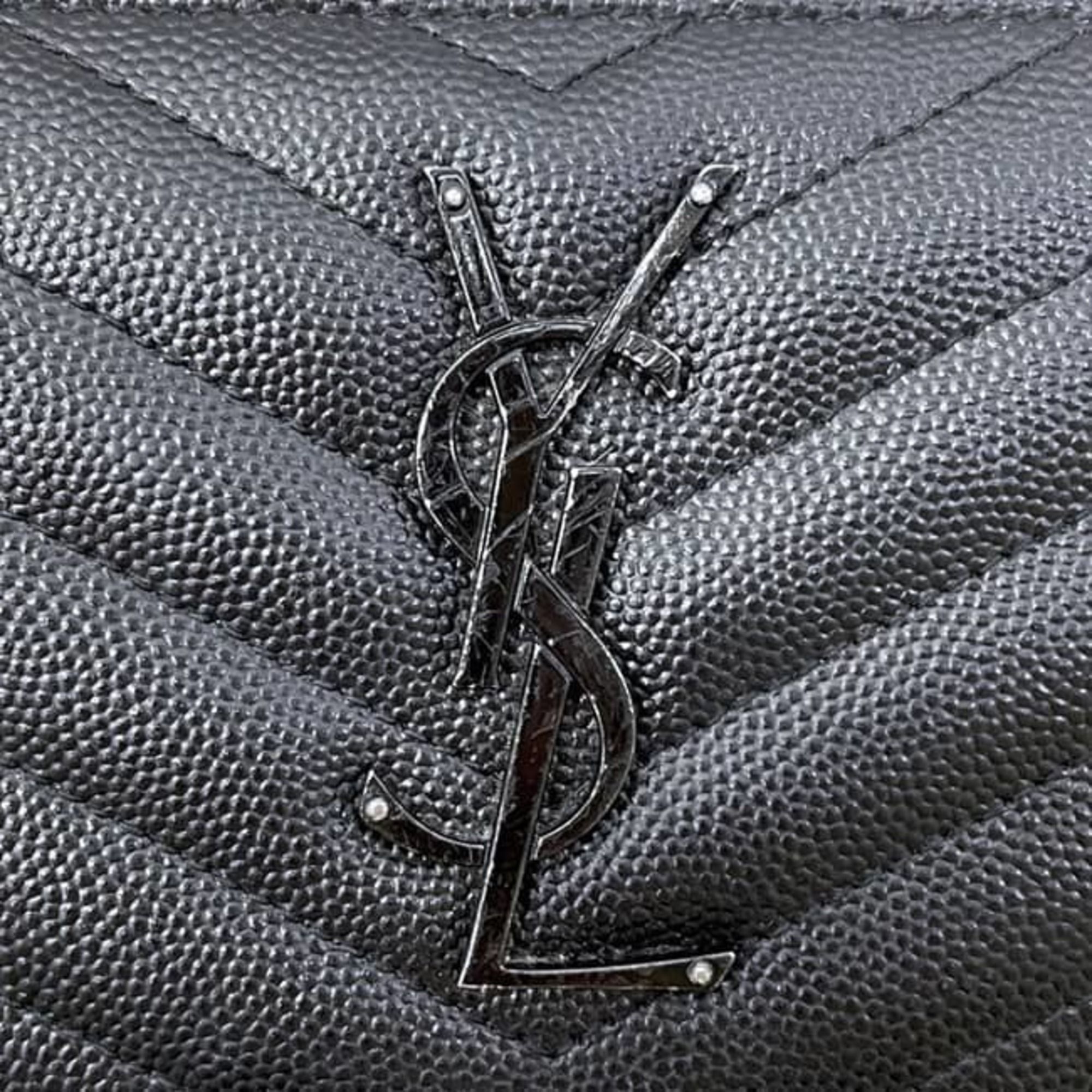 Leather Long Wallet (Bi-Fold) (Pre-Owned) - Saint Laurent - Modalova