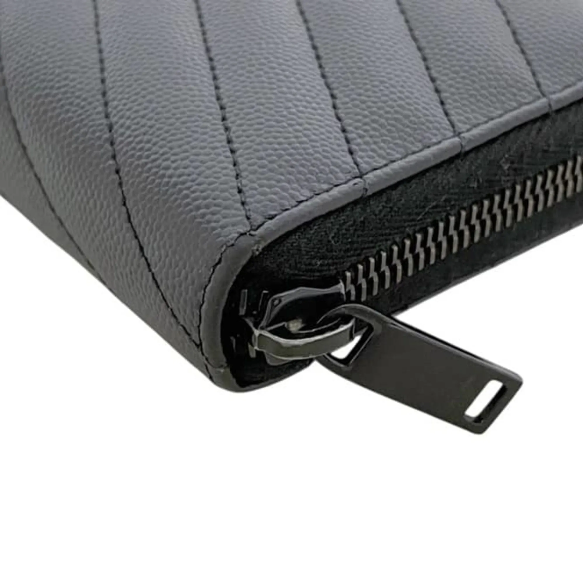 Leather Long Wallet (Bi-Fold) (Pre-Owned) - Saint Laurent - Modalova