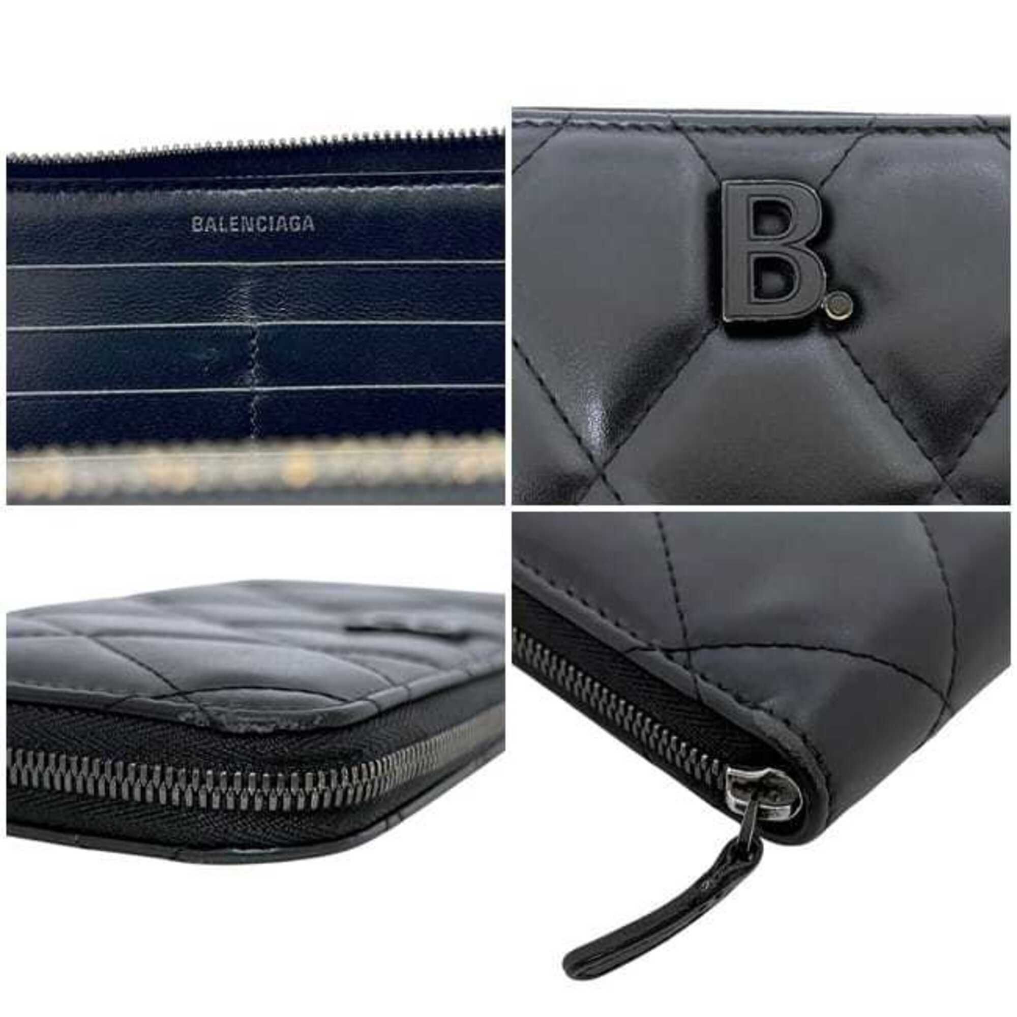 Leather Long Wallet (Bi-Fold) (Pre-Owned) - Balenciaga - Modalova