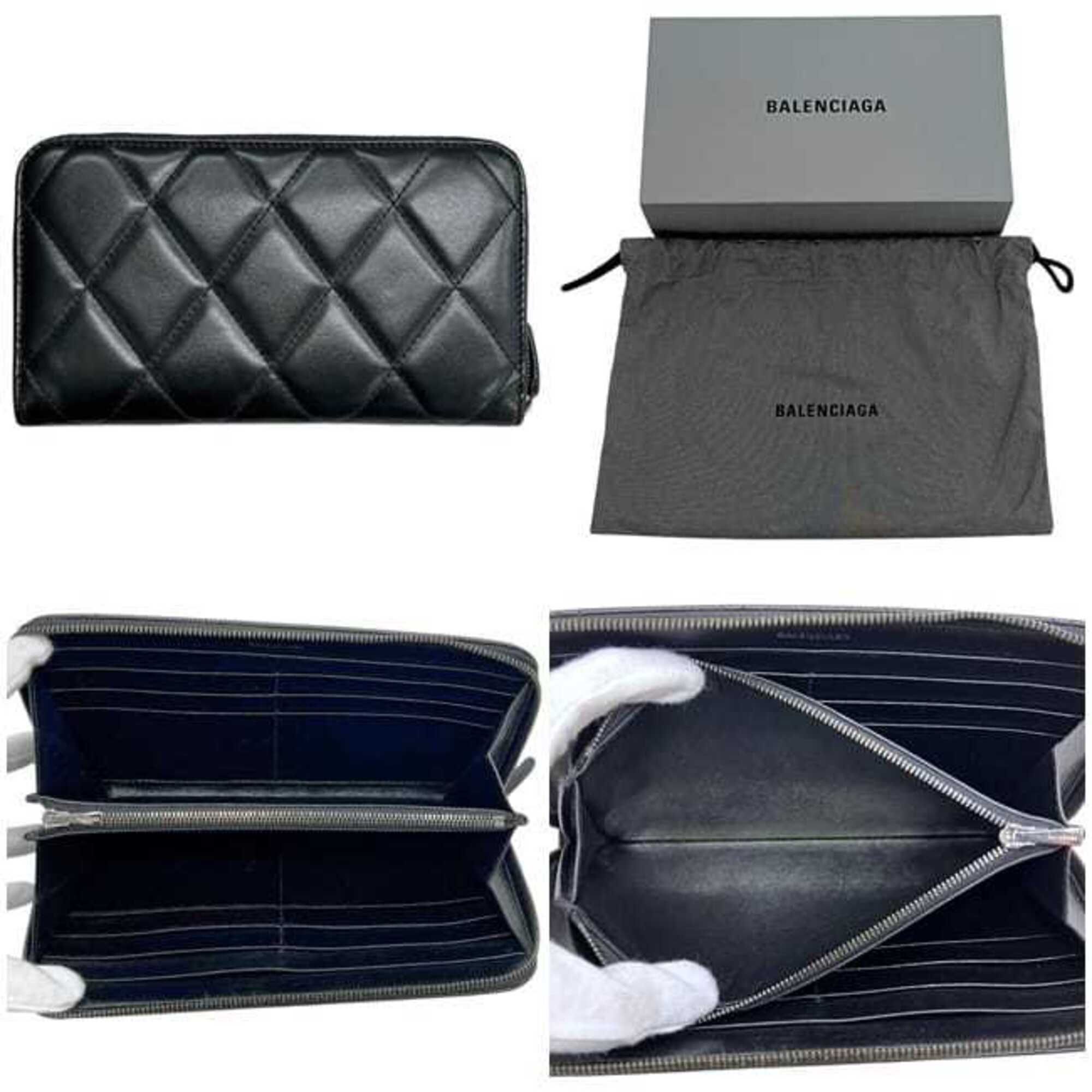 Leather Long Wallet (Bi-Fold) (Pre-Owned) - Balenciaga - Modalova