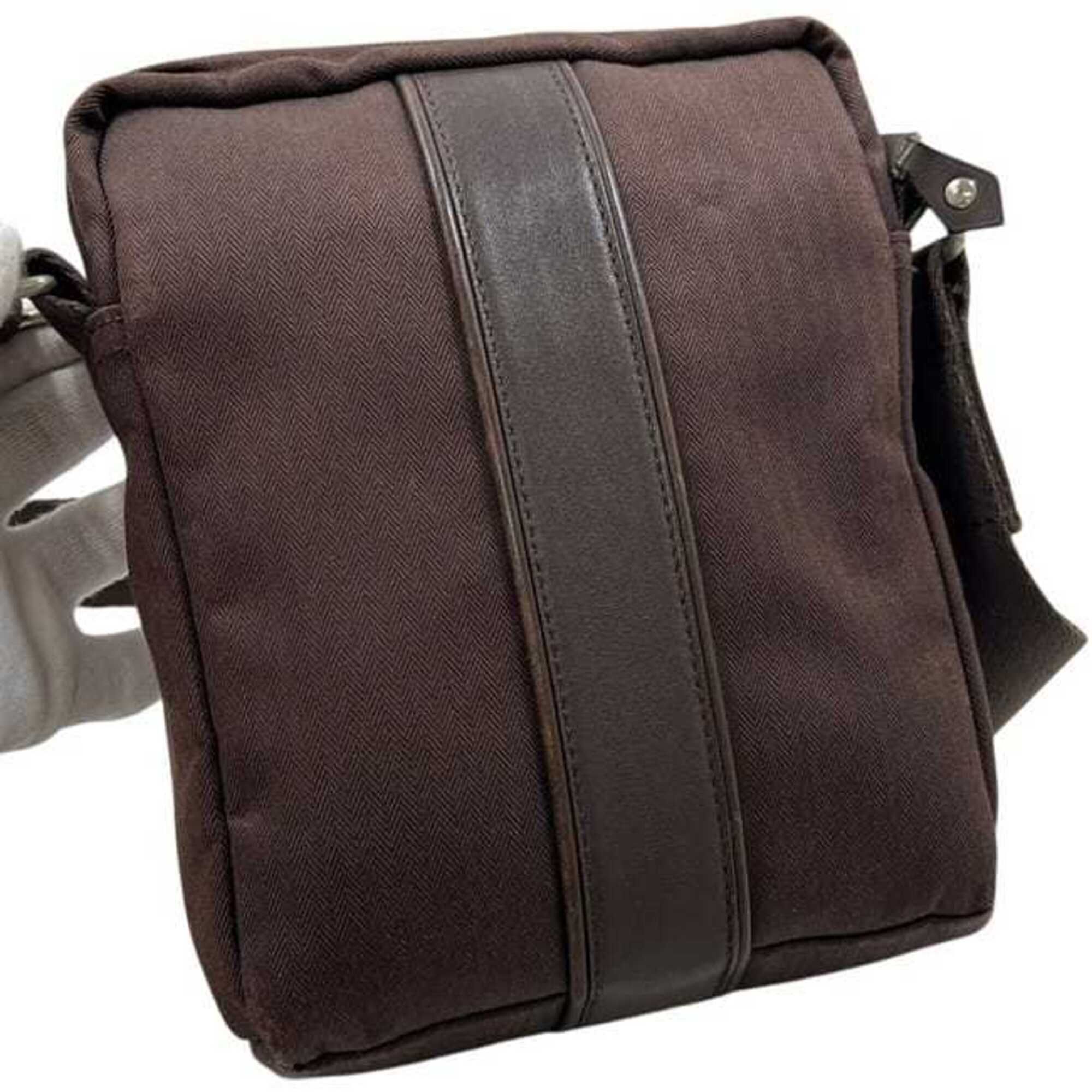 Canvas Leather Shoulder Bag (Pre-Owned) - Hermes - Modalova