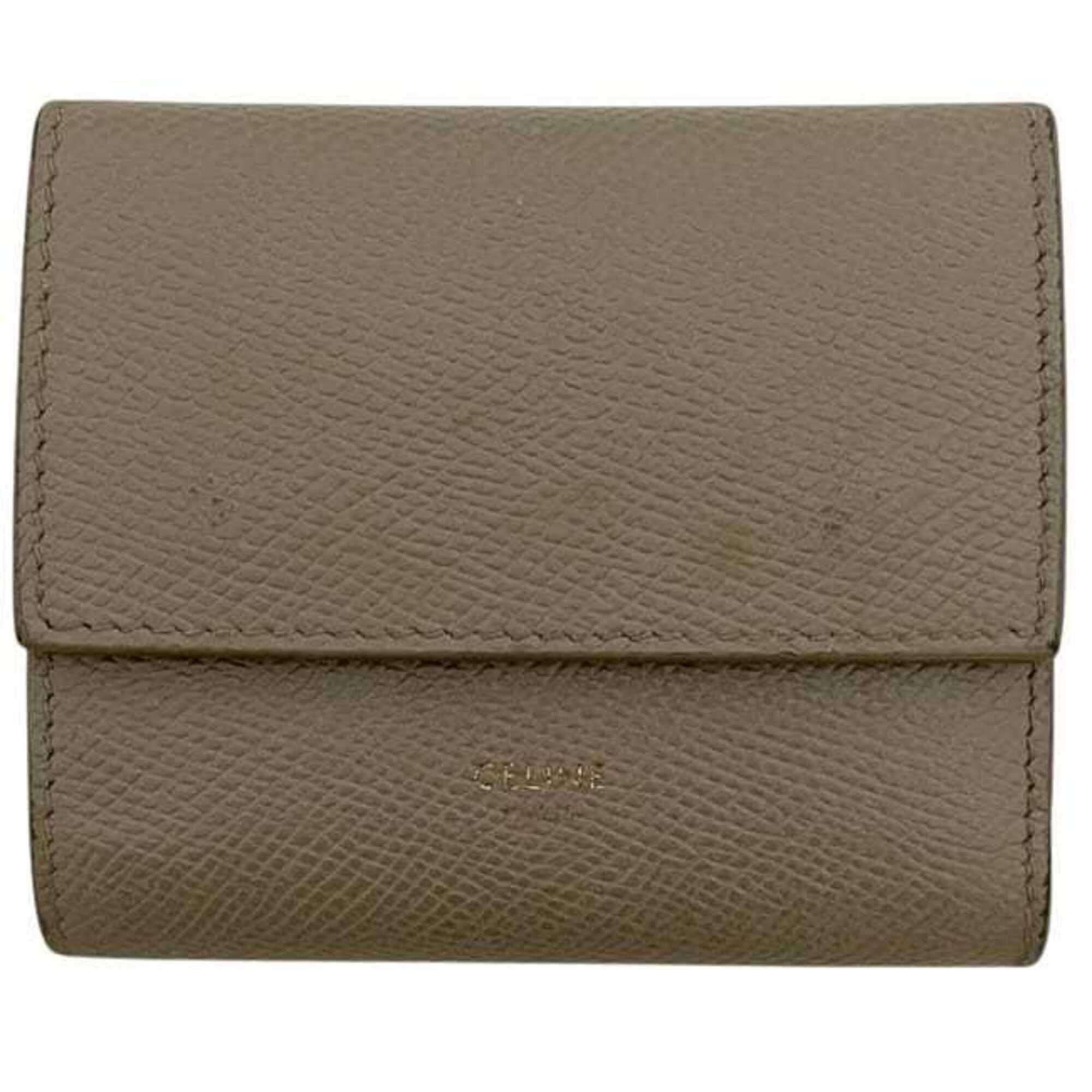 Leather Wallet (Tri-Fold) (Pre-Owned) - Celine - Modalova