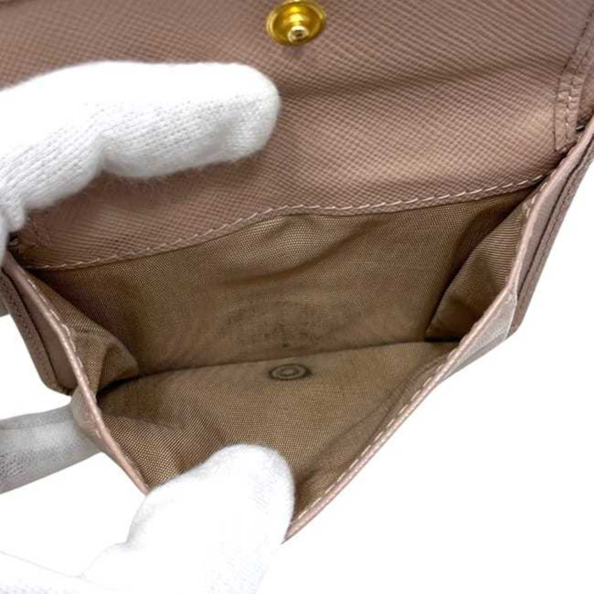 Saffiano Triangle Wallet (Tri-Fold) (Pre-Owned) - Prada - Modalova