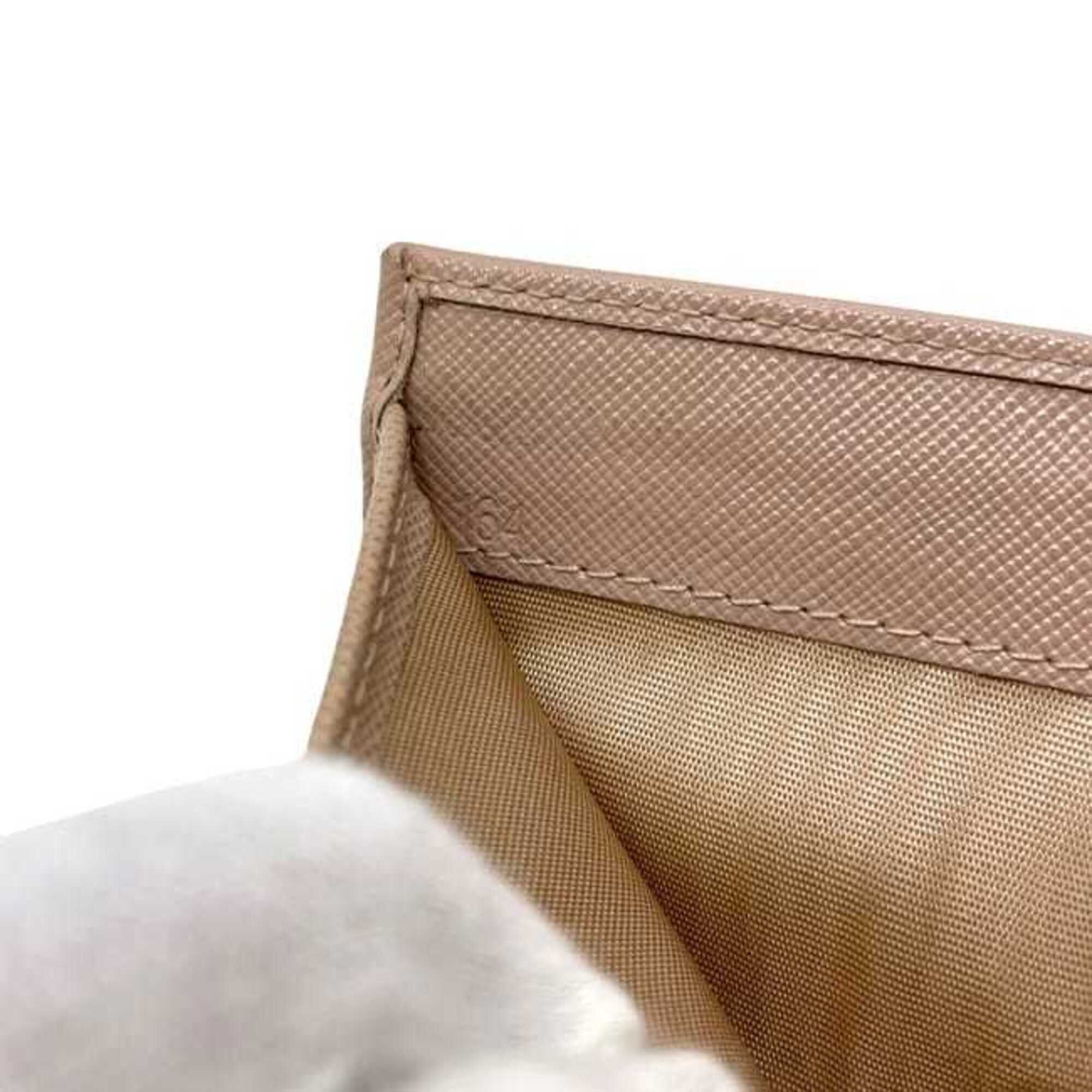 Saffiano Triangle Wallet (Tri-Fold) (Pre-Owned) - Prada - Modalova