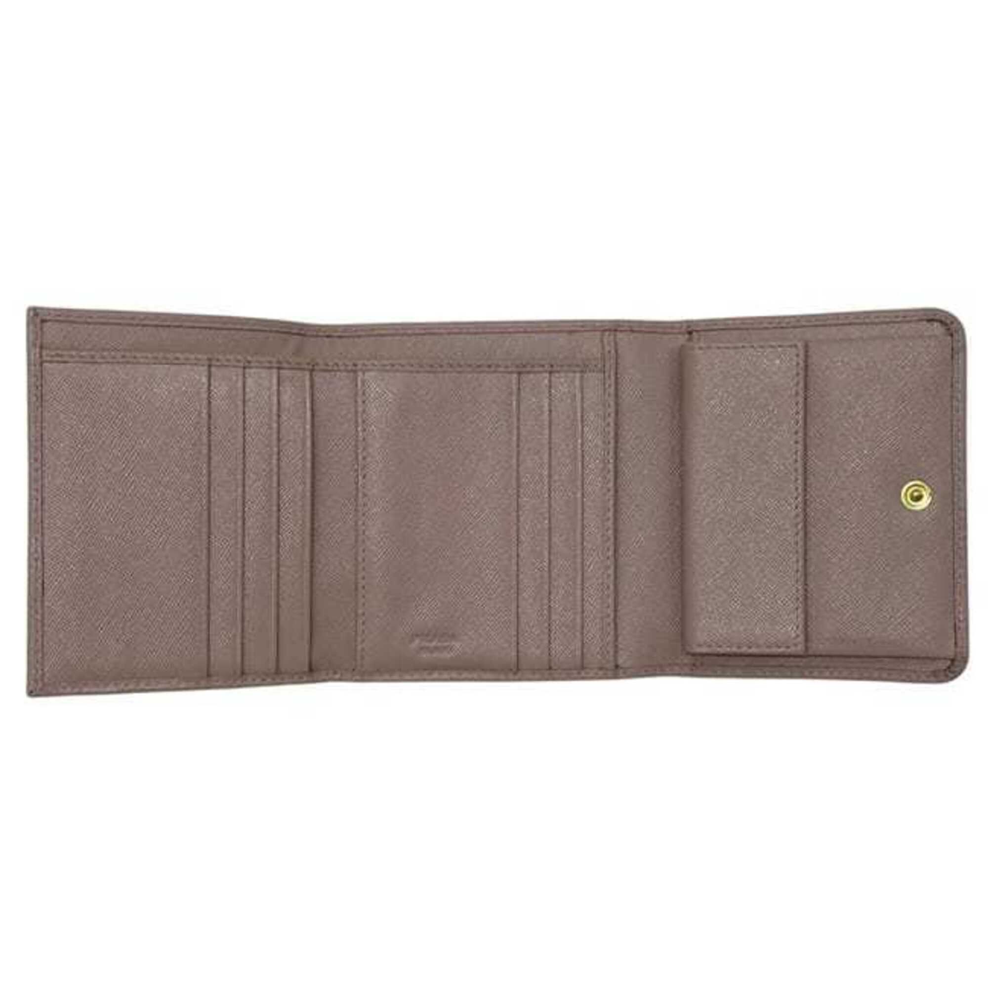 Saffiano Triangle Wallet (Tri-Fold) (Pre-Owned) - Prada - Modalova