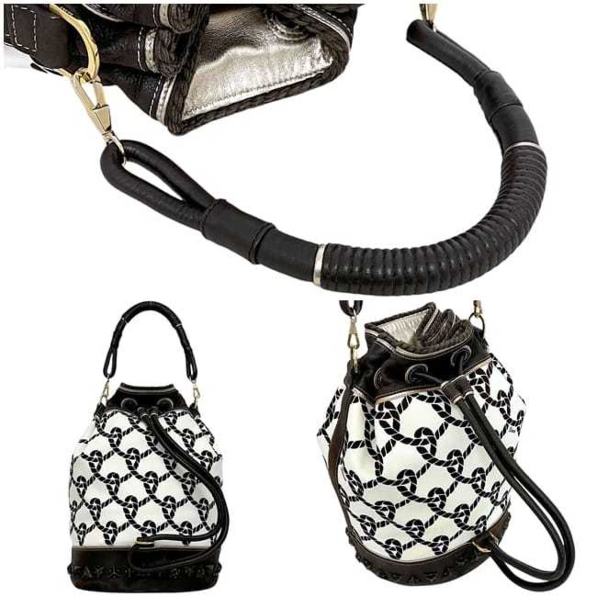 Canvas Leather Shoulder Bag (Pre-Owned) - Loewe - Modalova