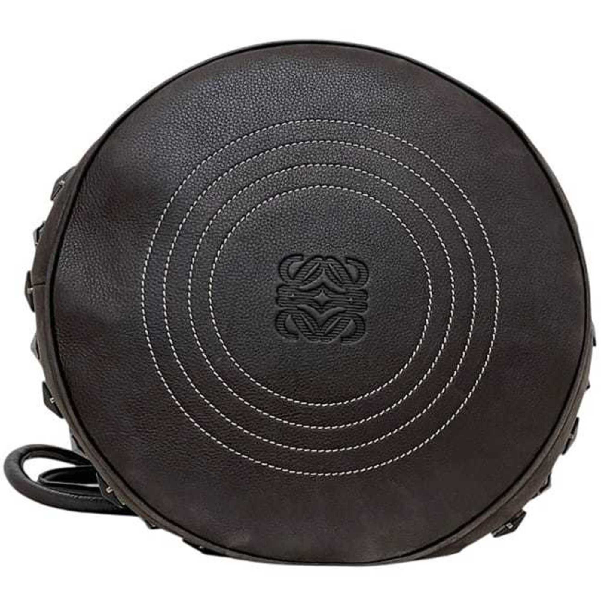 Canvas Leather Shoulder Bag (Pre-Owned) - Loewe - Modalova