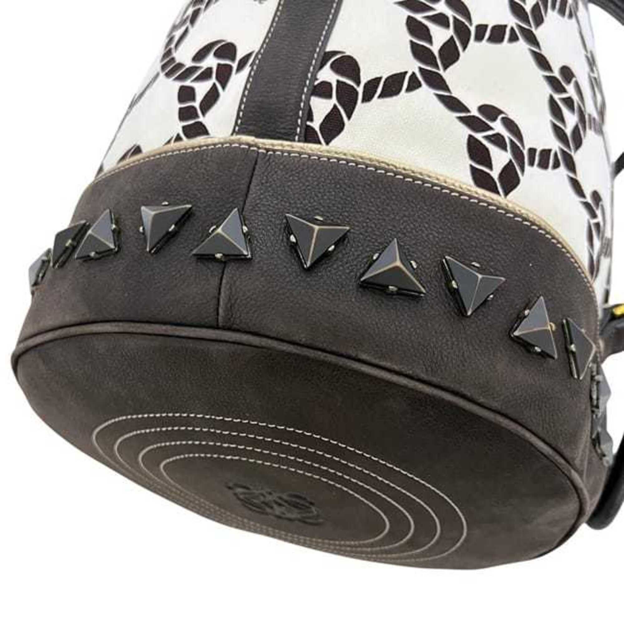 Canvas Leather Shoulder Bag (Pre-Owned) - Loewe - Modalova