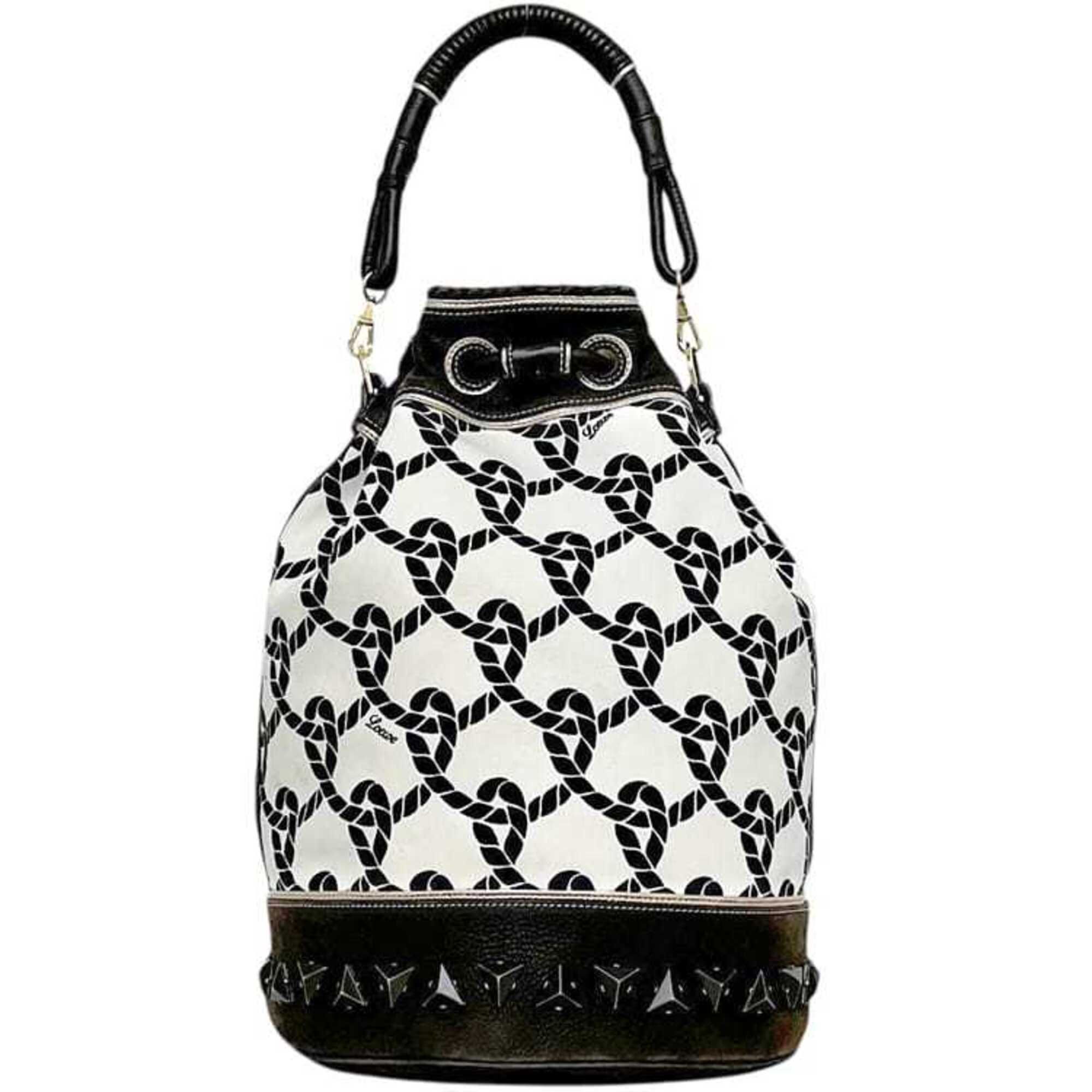 Canvas Leather Shoulder Bag (Pre-Owned) - Loewe - Modalova