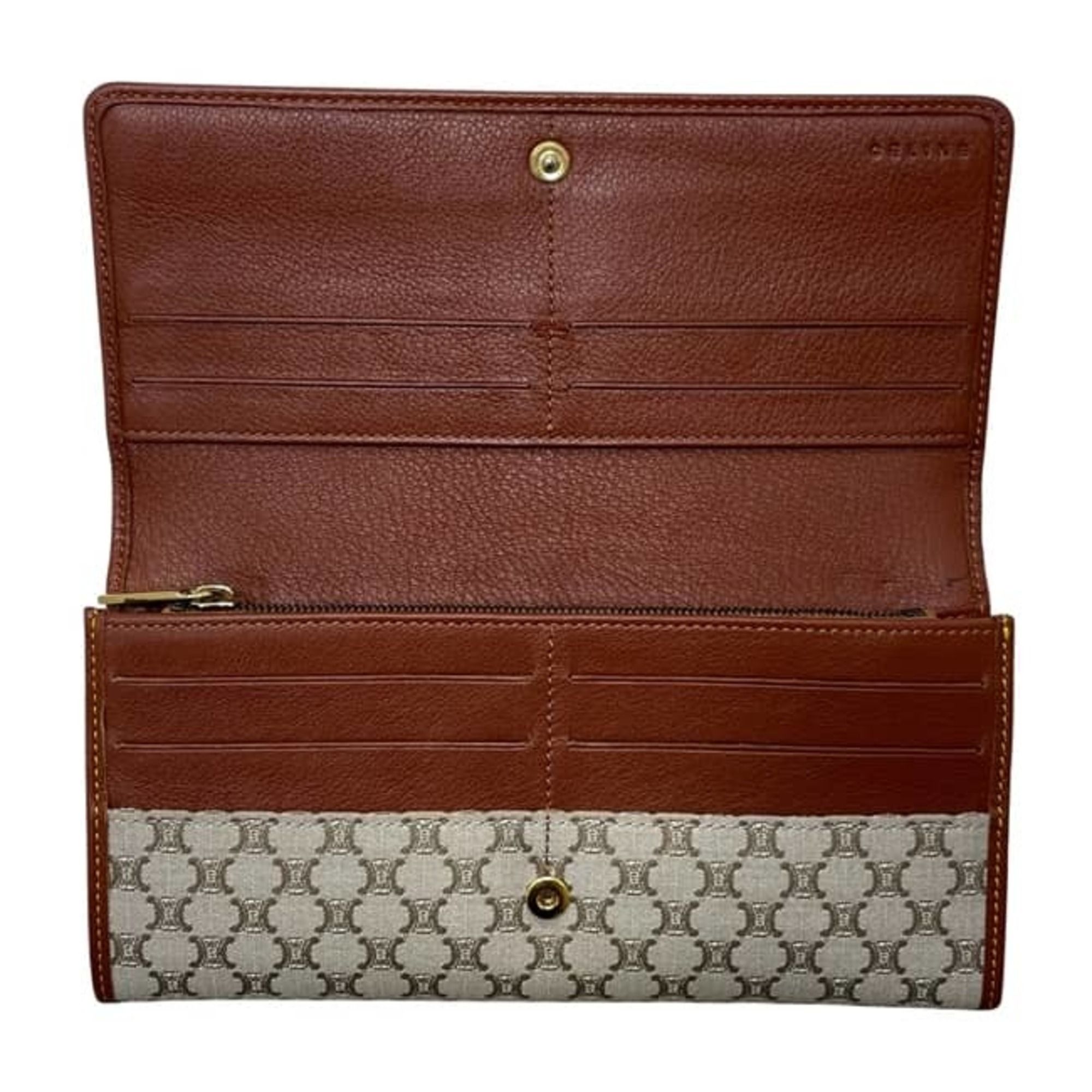Nylon Leather Long Wallet (Bi-Fold) (Pre-Owned) - Celine - Modalova