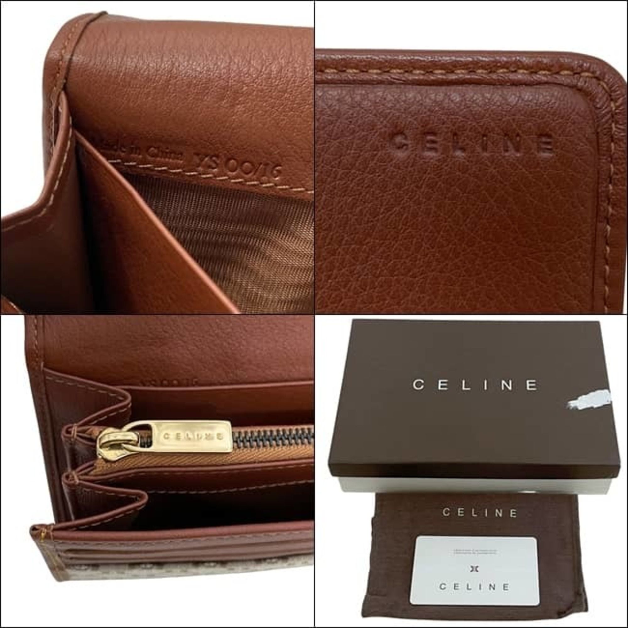 Nylon Leather Long Wallet (Bi-Fold) (Pre-Owned) - Celine - Modalova