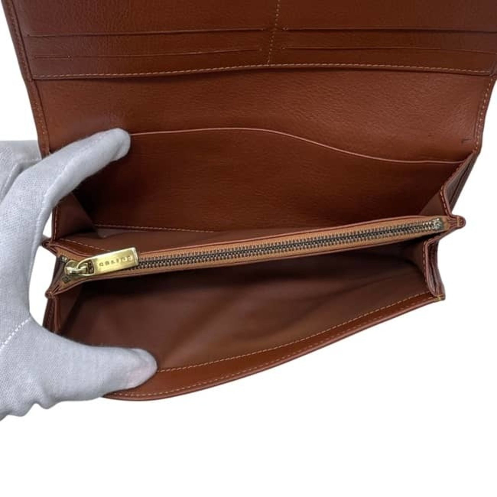Nylon Leather Long Wallet (Bi-Fold) (Pre-Owned) - Celine - Modalova