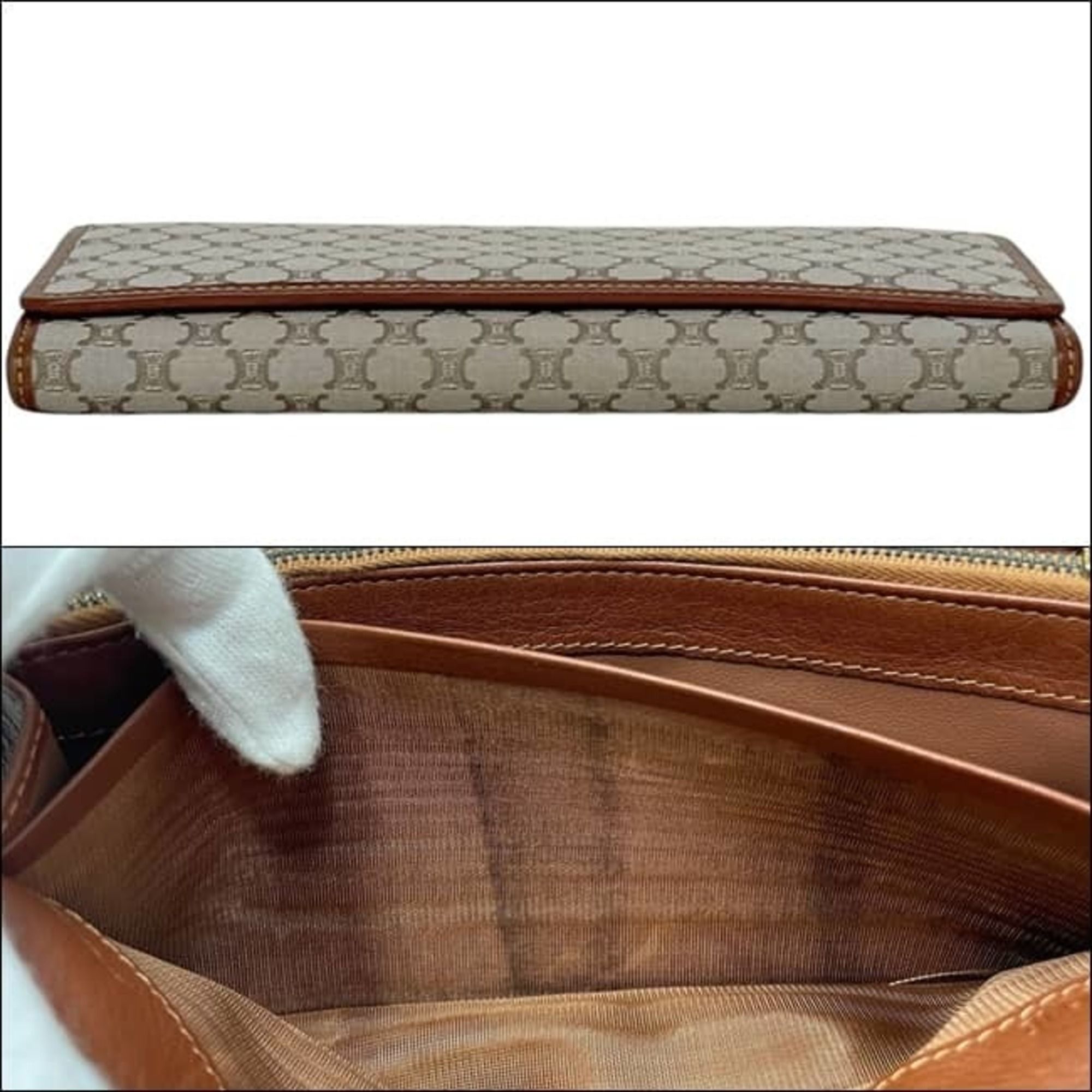Nylon Leather Long Wallet (Bi-Fold) (Pre-Owned) - Celine - Modalova