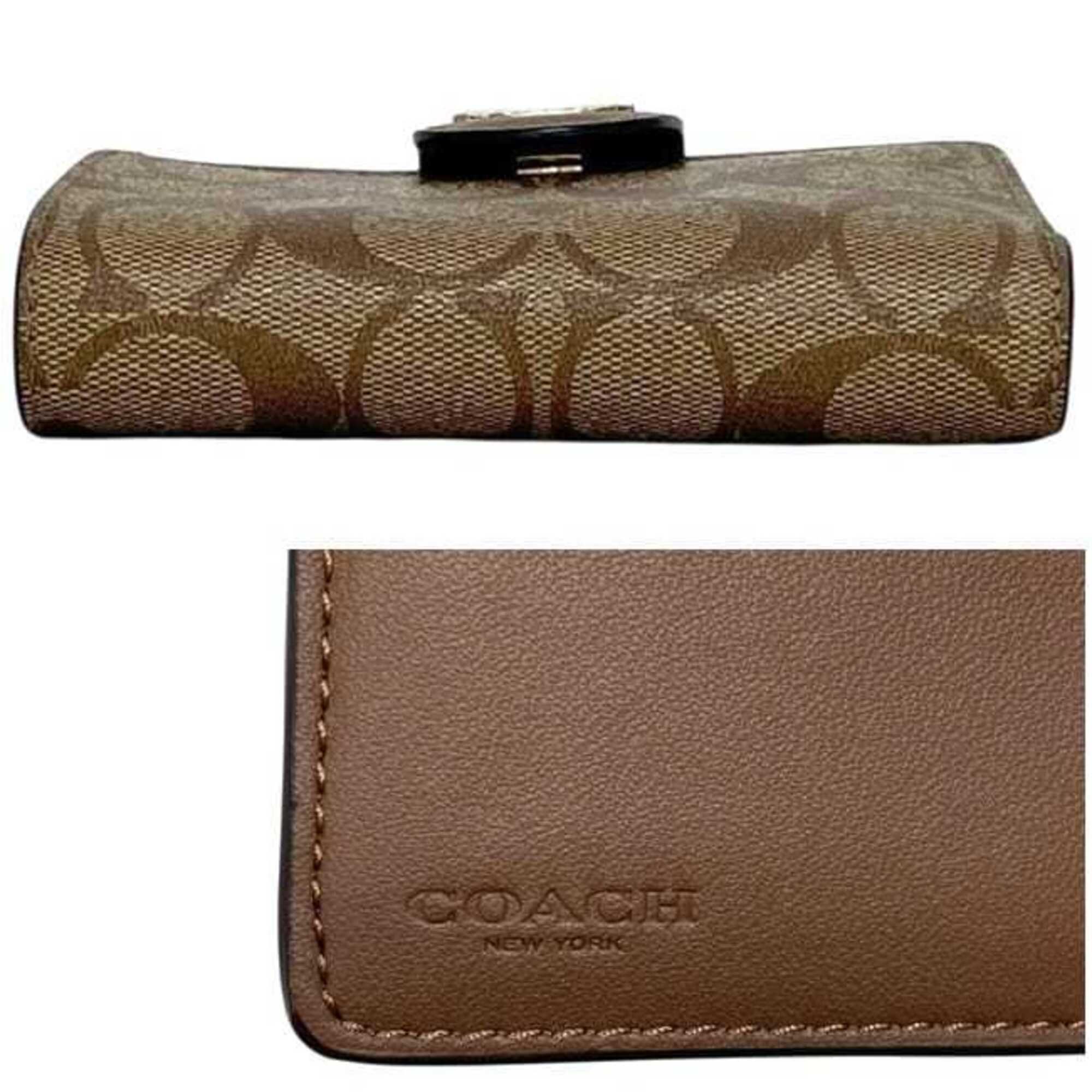 Pvc Leather Wallet (Bi-Fold) (Pre-Owned) - Coach - Modalova