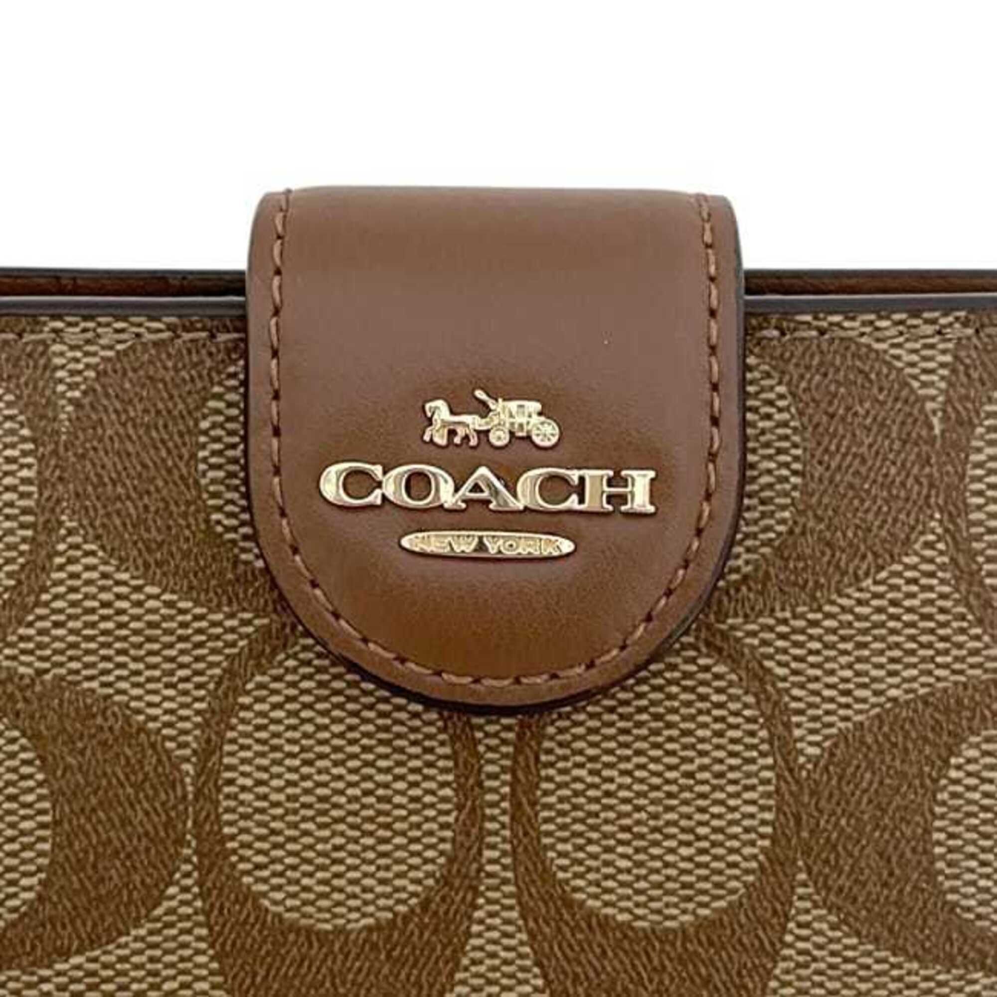 Pvc Leather Wallet (Bi-Fold) (Pre-Owned) - Coach - Modalova
